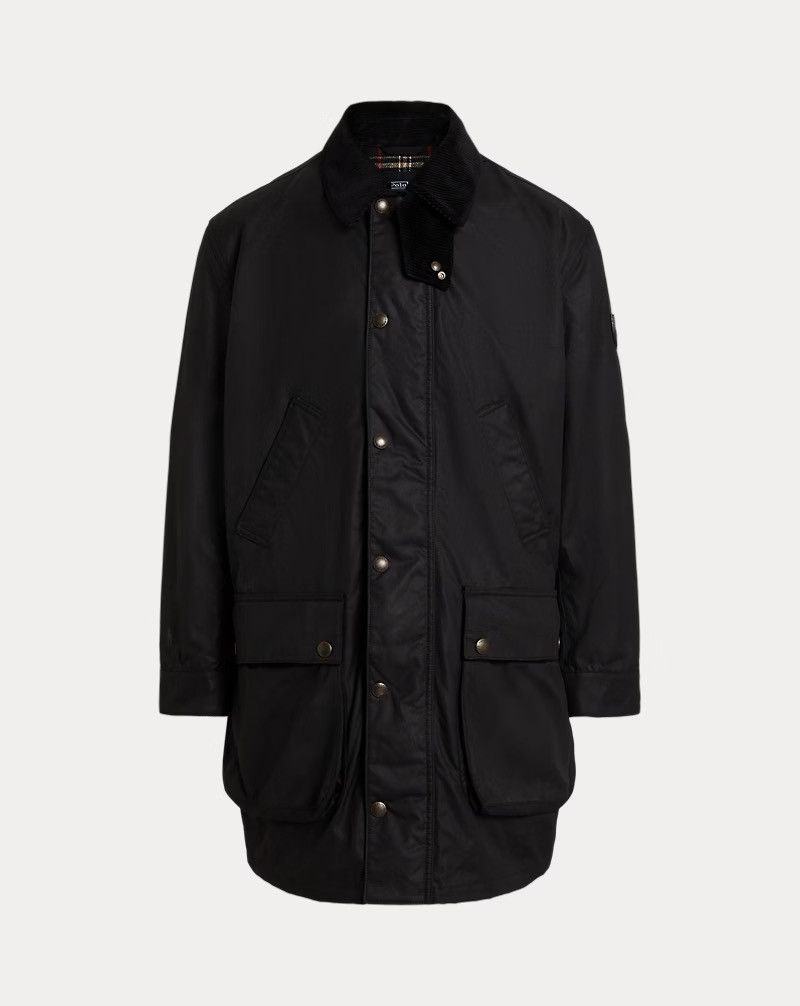 Polo Ralph Lauren Polo Ralph Lauren The Iconic Oilcloth Car Coat Black Jacket Size US XL / EU 56 / 4 - 5 Thumbnail
