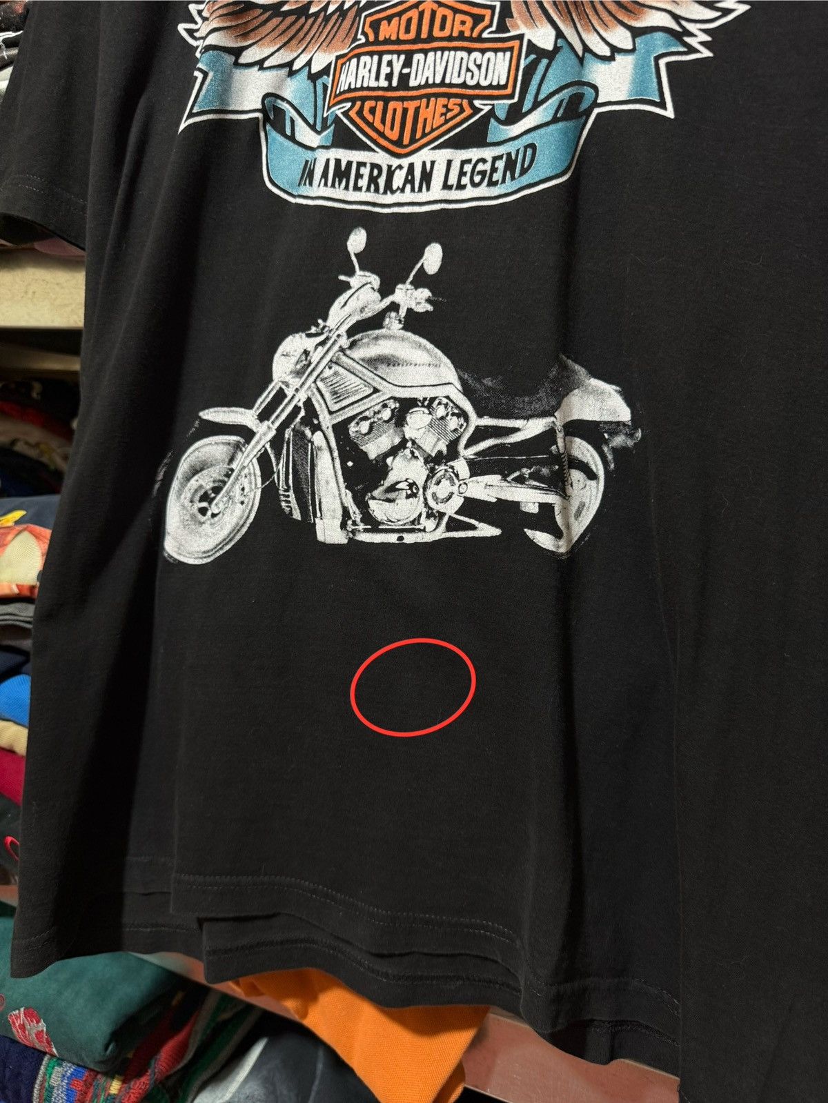 Harley Davidson Vintage 1990s Harley Davidson Am American Legend T-Shirt Y2K Size US XL / EU 56 / 4 - 6 Thumbnail
