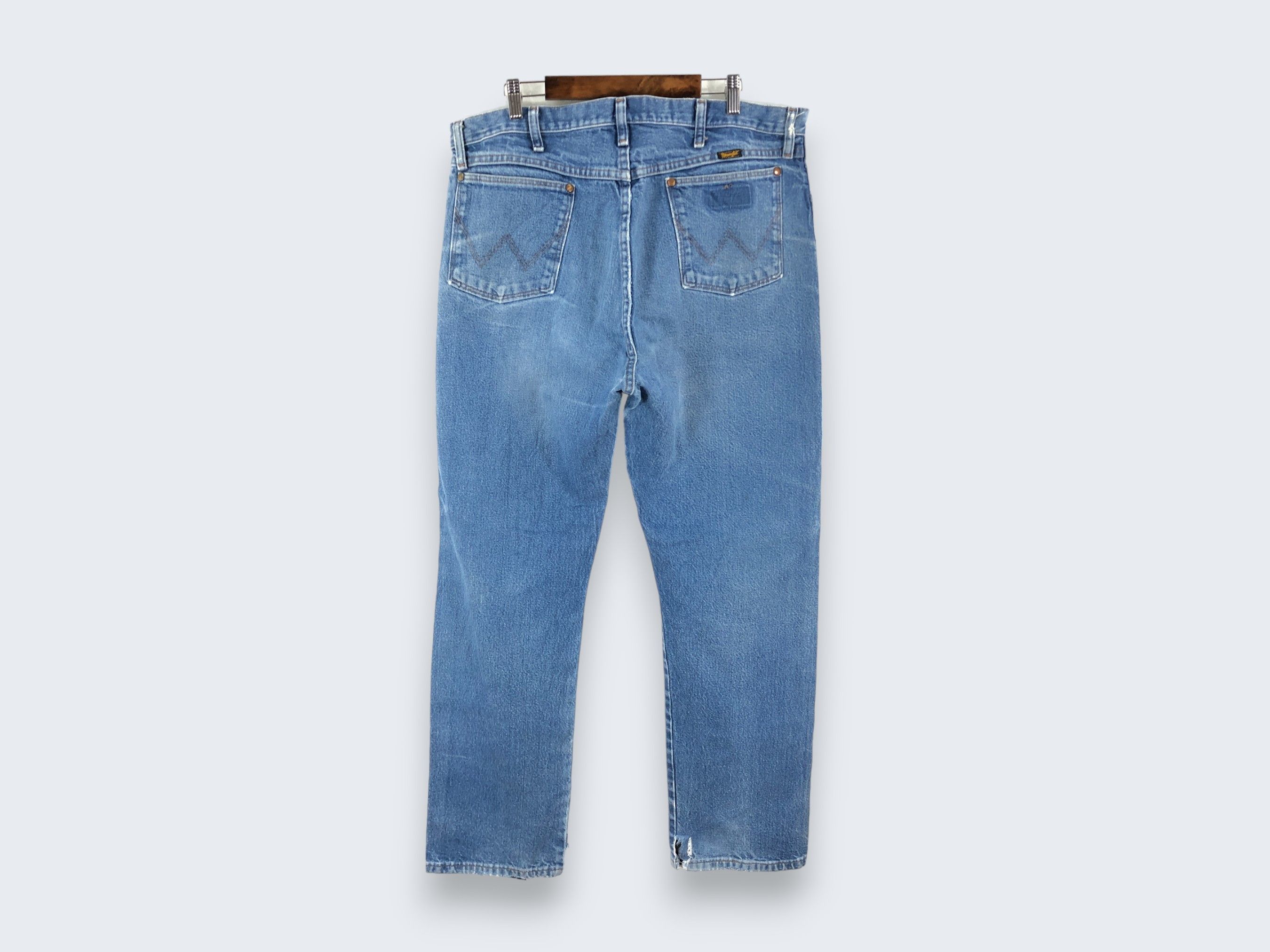 Vintage × Wrangler 38 x 31.5 Vintage Wrangler Jeans L1432 Size US 38 / EU 54 - 7 Thumbnail