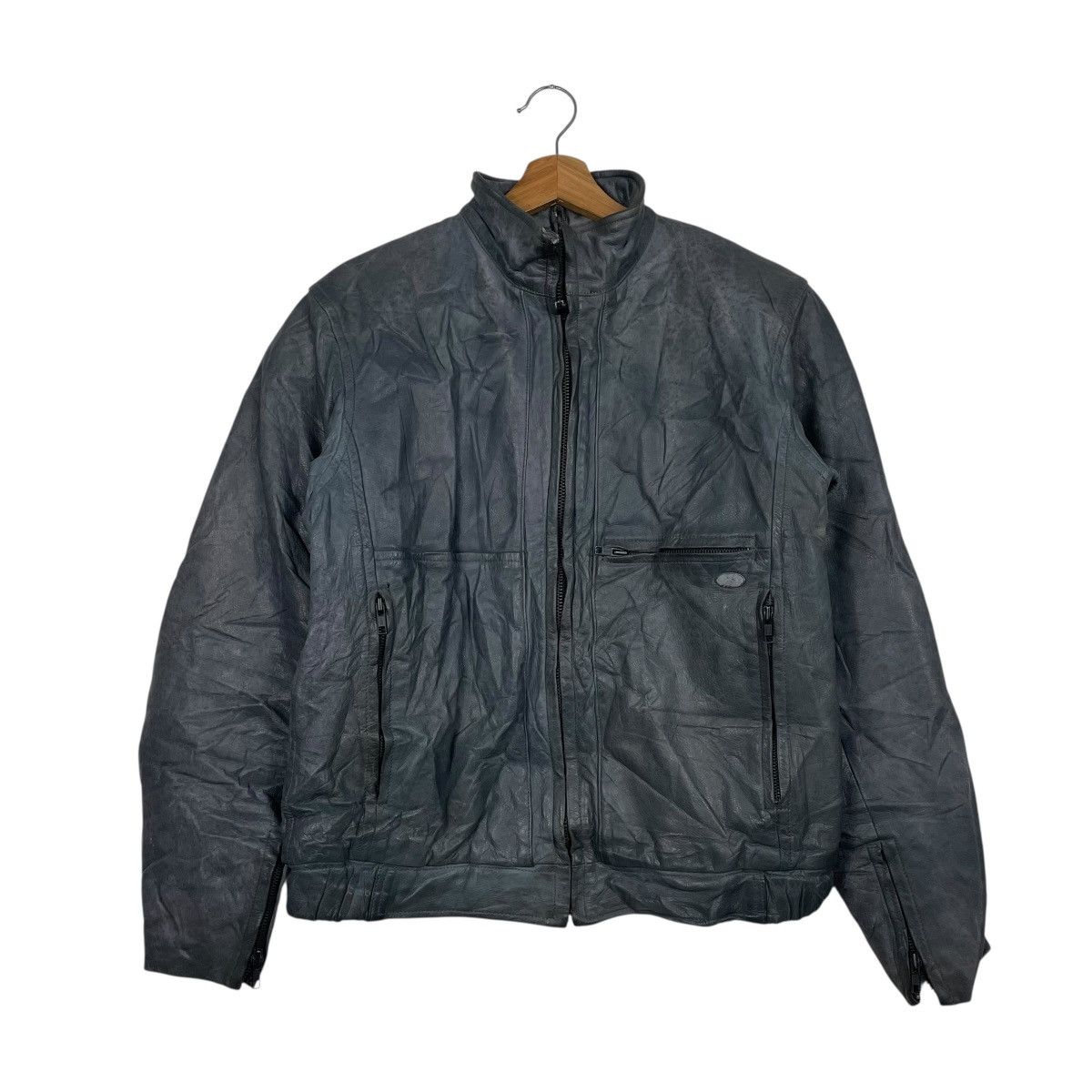 Japanese Brand Vtg Kushitani Motorcycle Biker Leather Jacket Size US M / EU 48-50 / 2 - 1 Thumbnail
