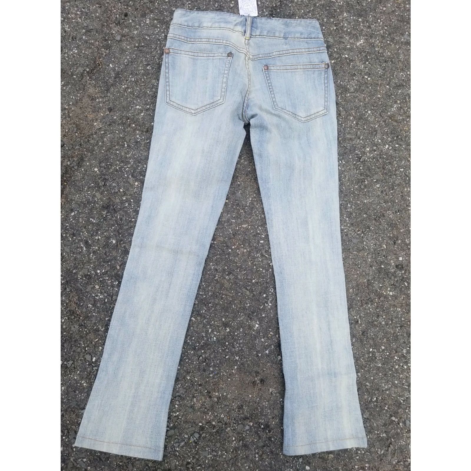 Free People Free People Denim Jeans Blue Regular 25 Women Boho 28x29 Zip Copper Rivets Size 28" / US 6 / IT 42 - 6 Thumbnail