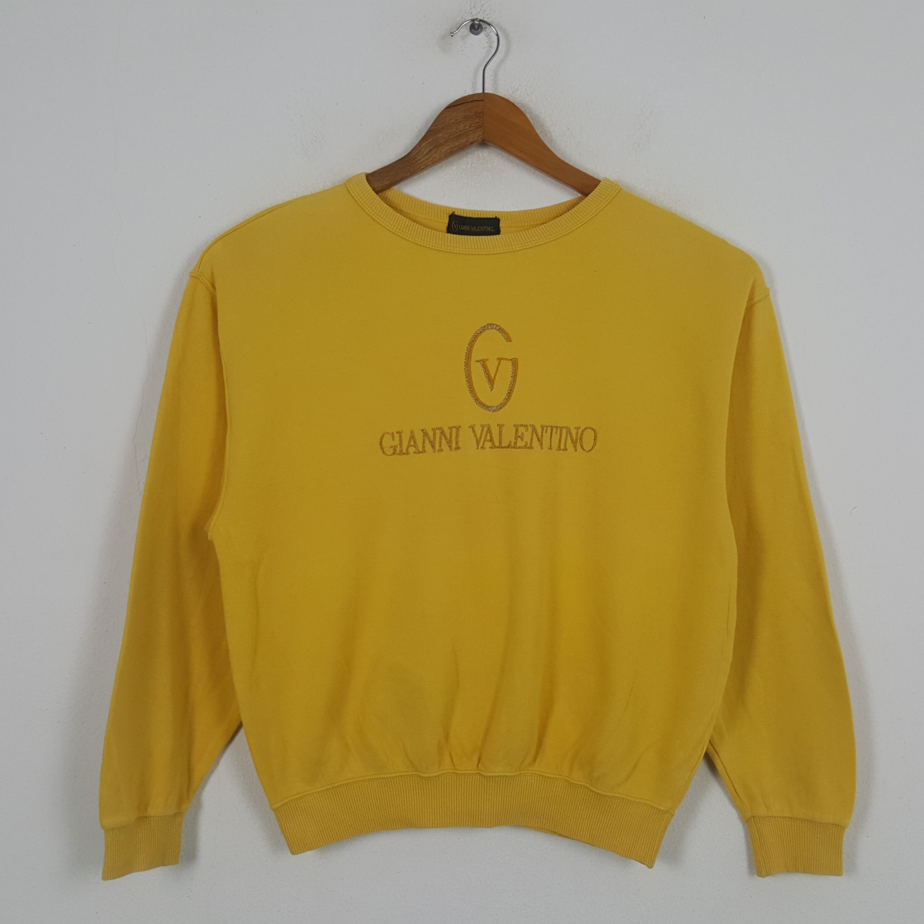 Gianni Valentino × Vintage Vintage GIANNI VALENTINO Italian Brand Sweatshirt C286N7 Size US M / EU 48-50 / 2 - 1 Thumbnail