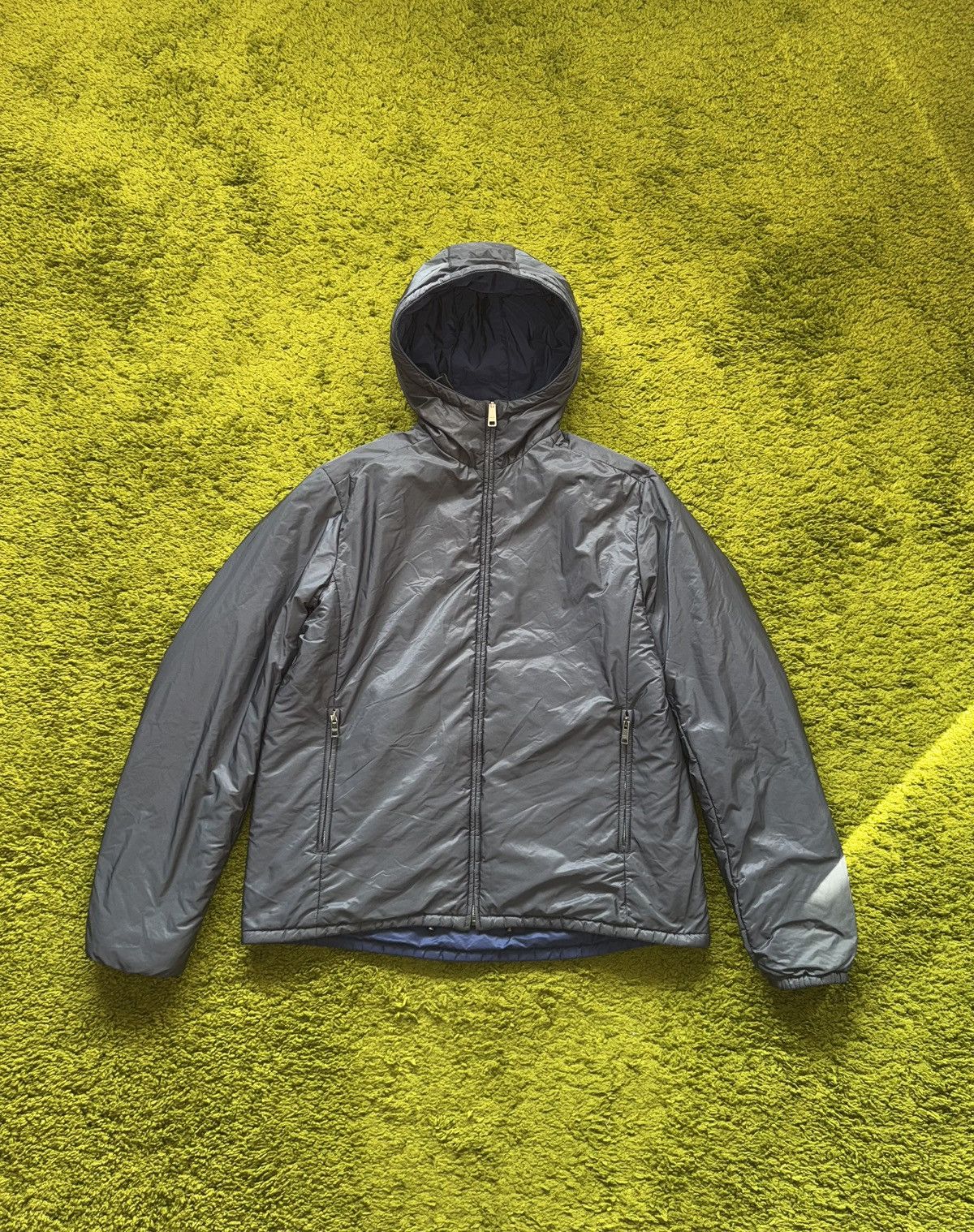 Prada Prada A/W 2017 red tab reversible hooded jacket Size US L / EU 52-54 / 3 - 8 Thumbnail