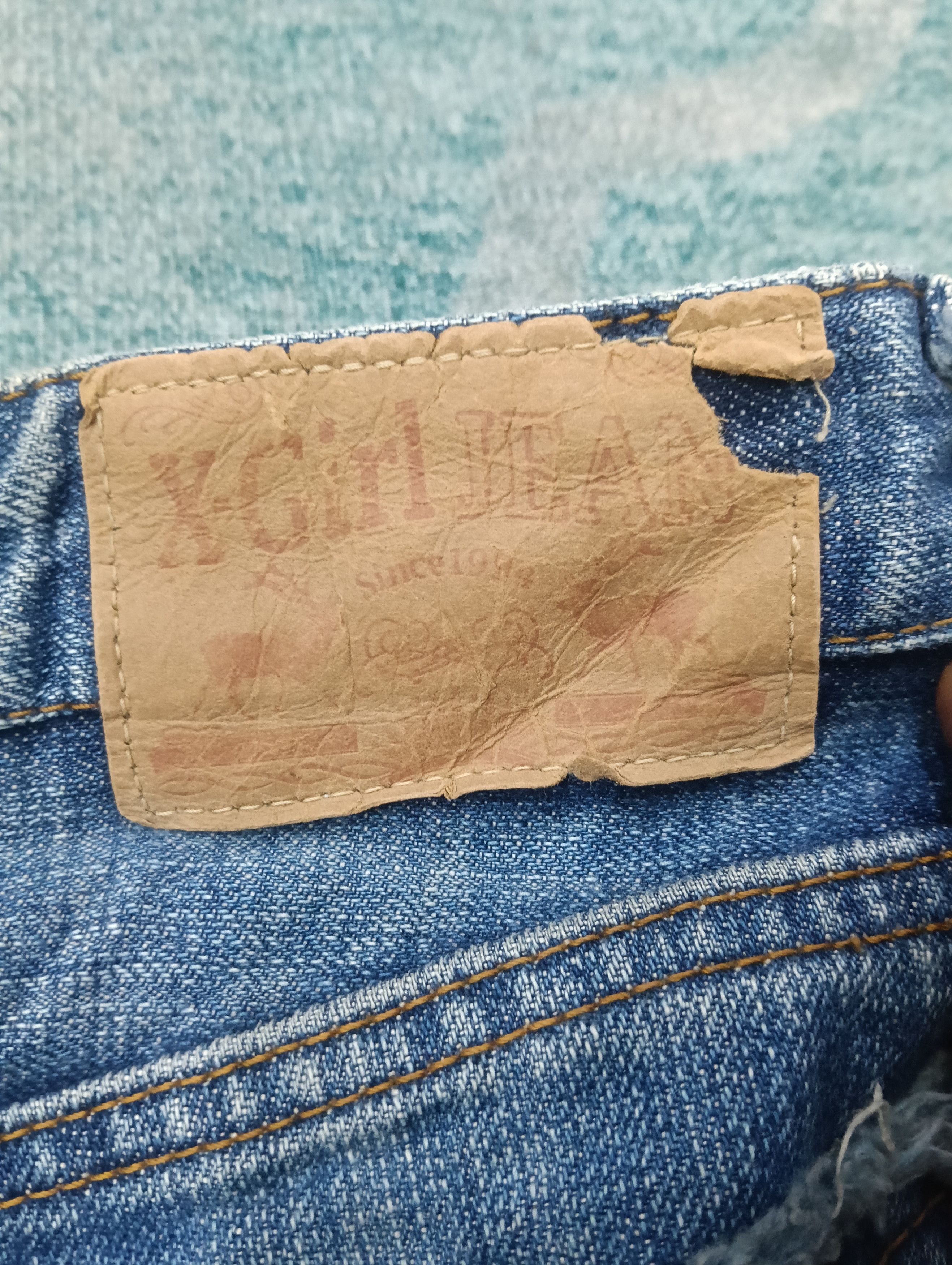 X-Girl X Girl Jeans Distressed,Zigzag And Paint Design Size 30" / US 8 / IT 44 - 8 Thumbnail