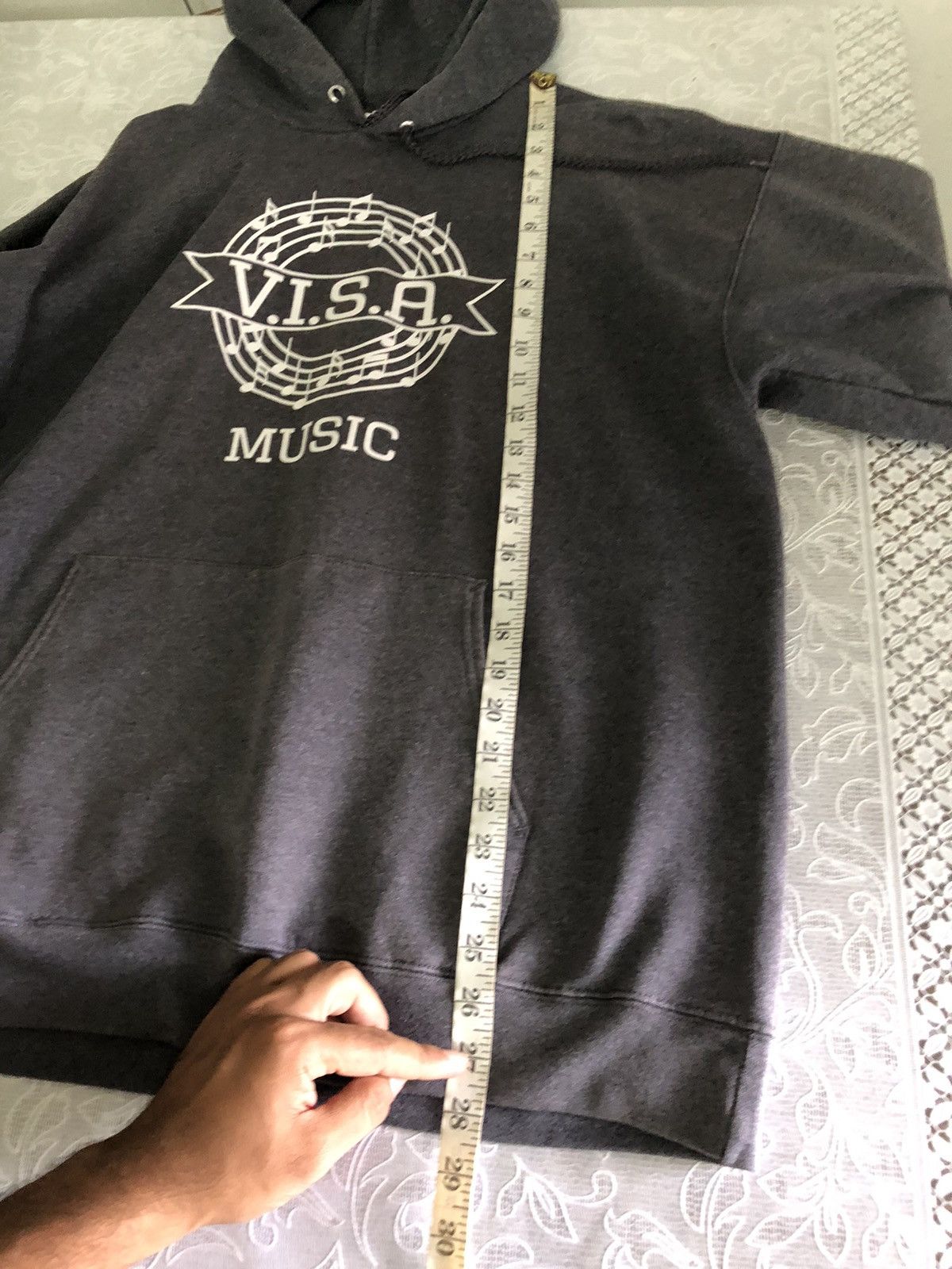 Hanes Vintage 90s VISA Music by Hanes Sweatshirt Size US L / EU 52-54 / 3 - 14 Thumbnail