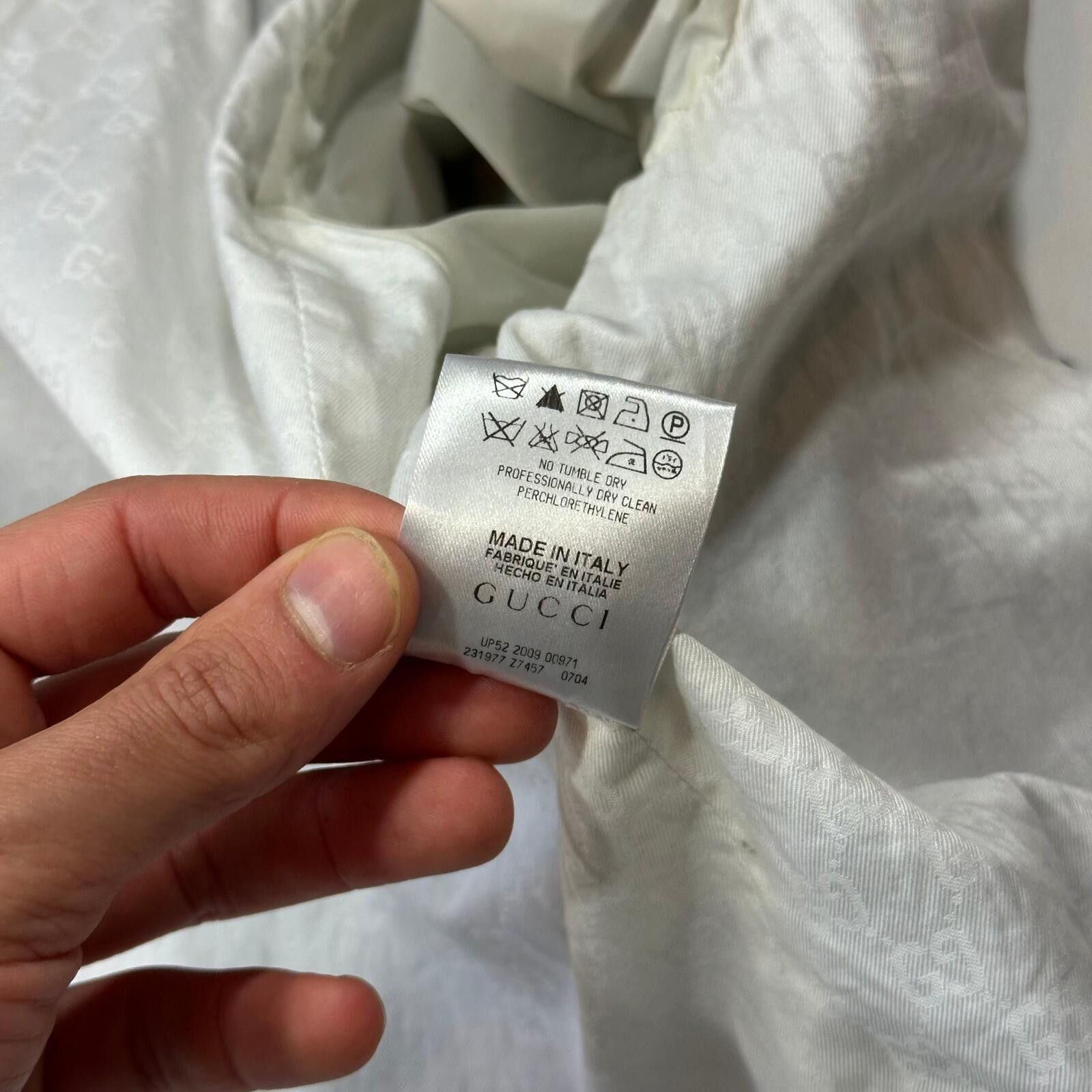 Gucci Gucci 2009 Grey Asymetrical Co-poly Biker Jacket - IT50 (M) Size US M / EU 48-50 / 2 - 9 Thumbnail