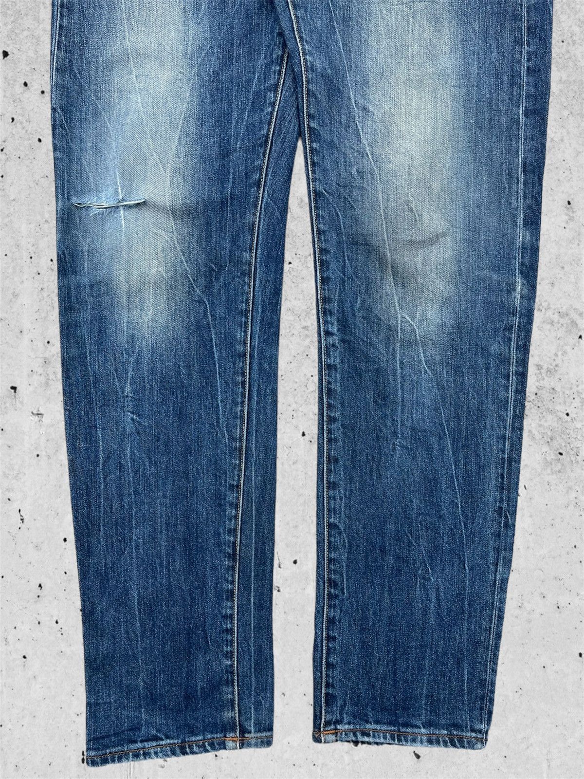 Japanese Brand 🔥 Raw G-Star Distressed Denim Slim Fit W34🔥 Size US 34 / EU 50 - 4 Thumbnail