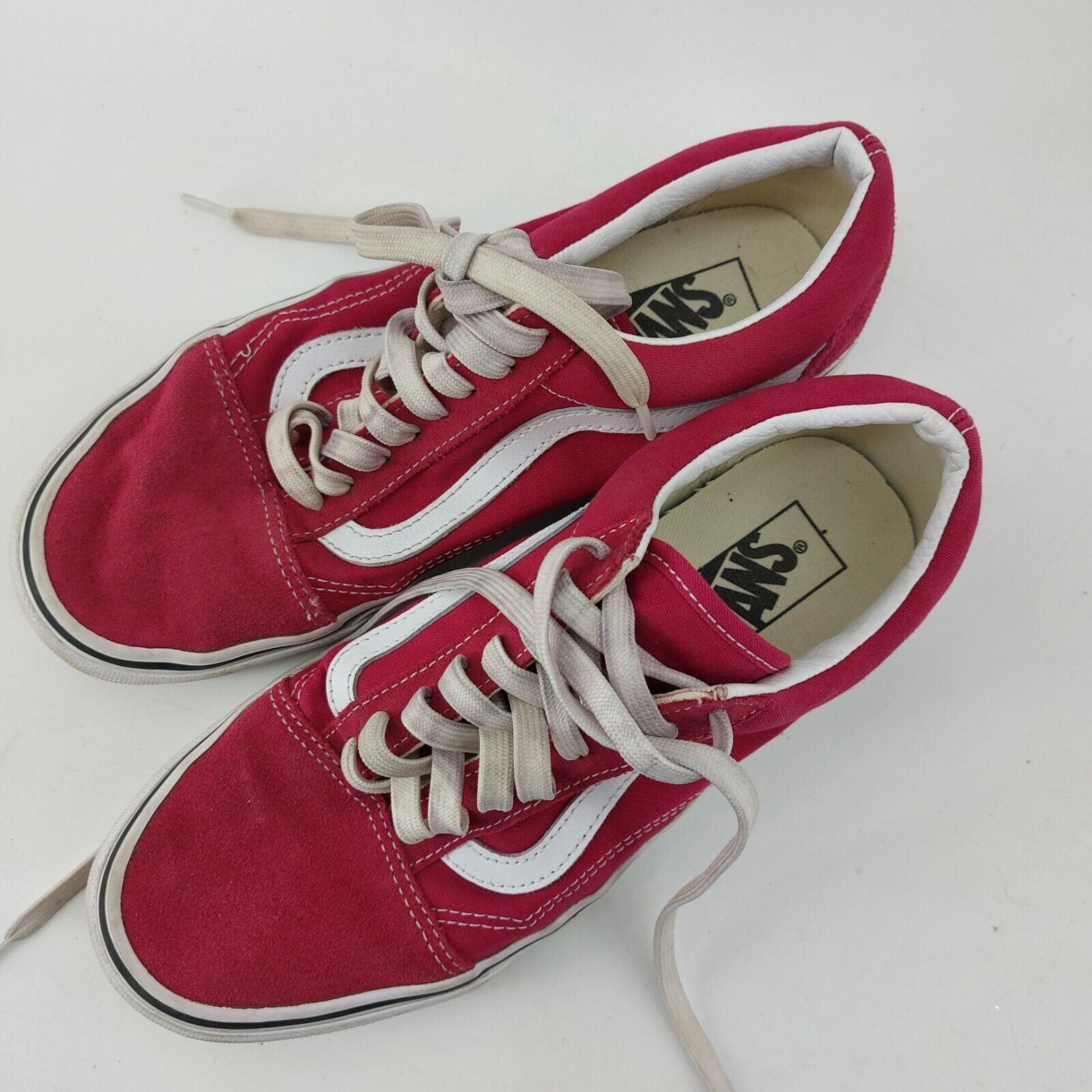 Vans VANS Old Skool Low Magenta Pink Classic Low Top Sneaker 7.5 Size US 7.5 / IT 37.5 - 4 Thumbnail