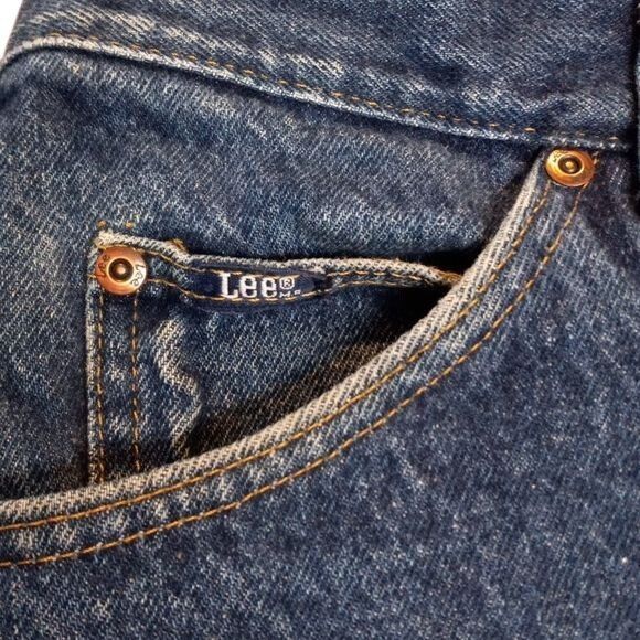 Lee Lee Size 32X30 Jeans Mens Vintage 1990s Denim Blue Cotton US Size US 32 / EU 48 - 5 Thumbnail
