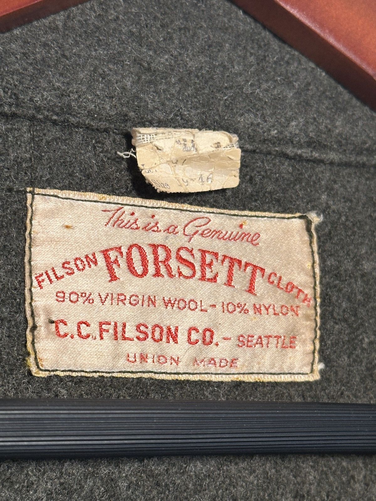 Filson Filson “Forsett Cloth” 1950’s Cruiser Size US XL / EU 56 / 4 - 3 Thumbnail