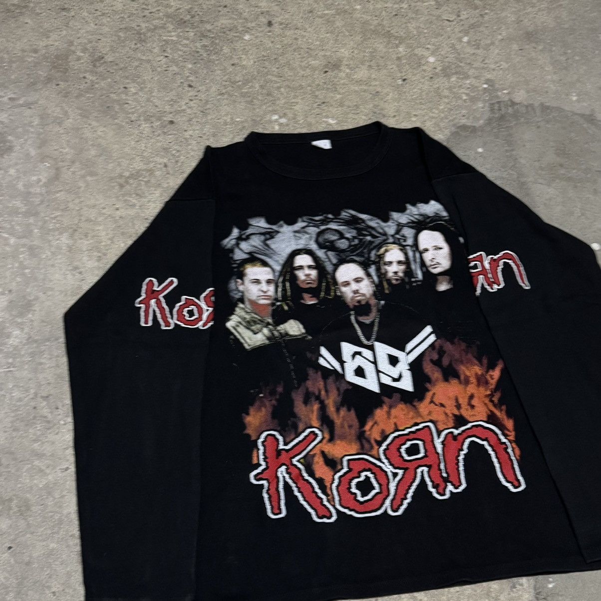 Band Tees × Vintage Vintage Korn 00‘ long sleeve Size US XL / EU 56 / 4 - 2 Thumbnail