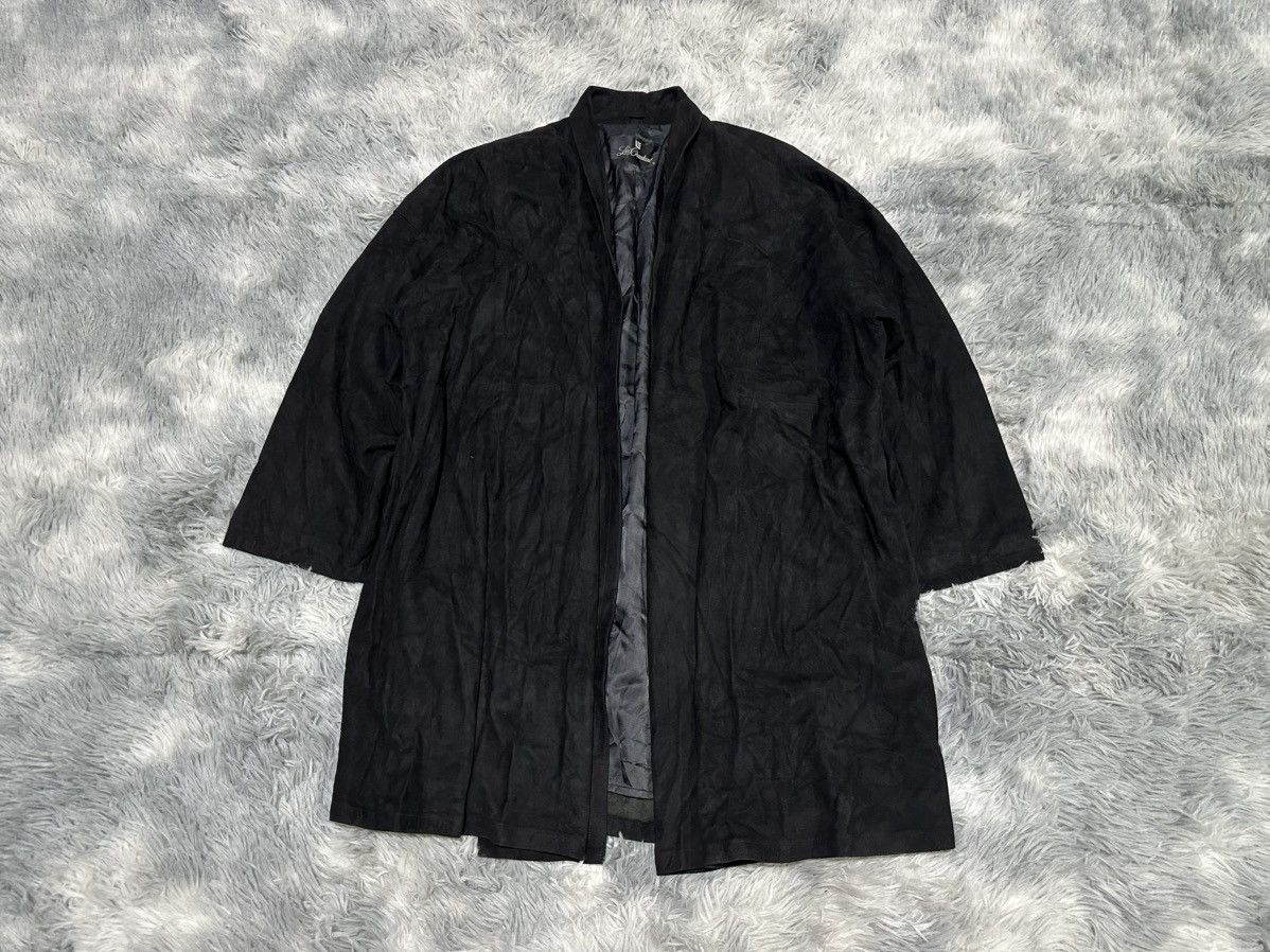 Japanese Brand 🔥Japanese Lui Chantant Sheepskin Suede Coat Shawl Collar Size US XL / EU 56 / 4 - 4 Thumbnail