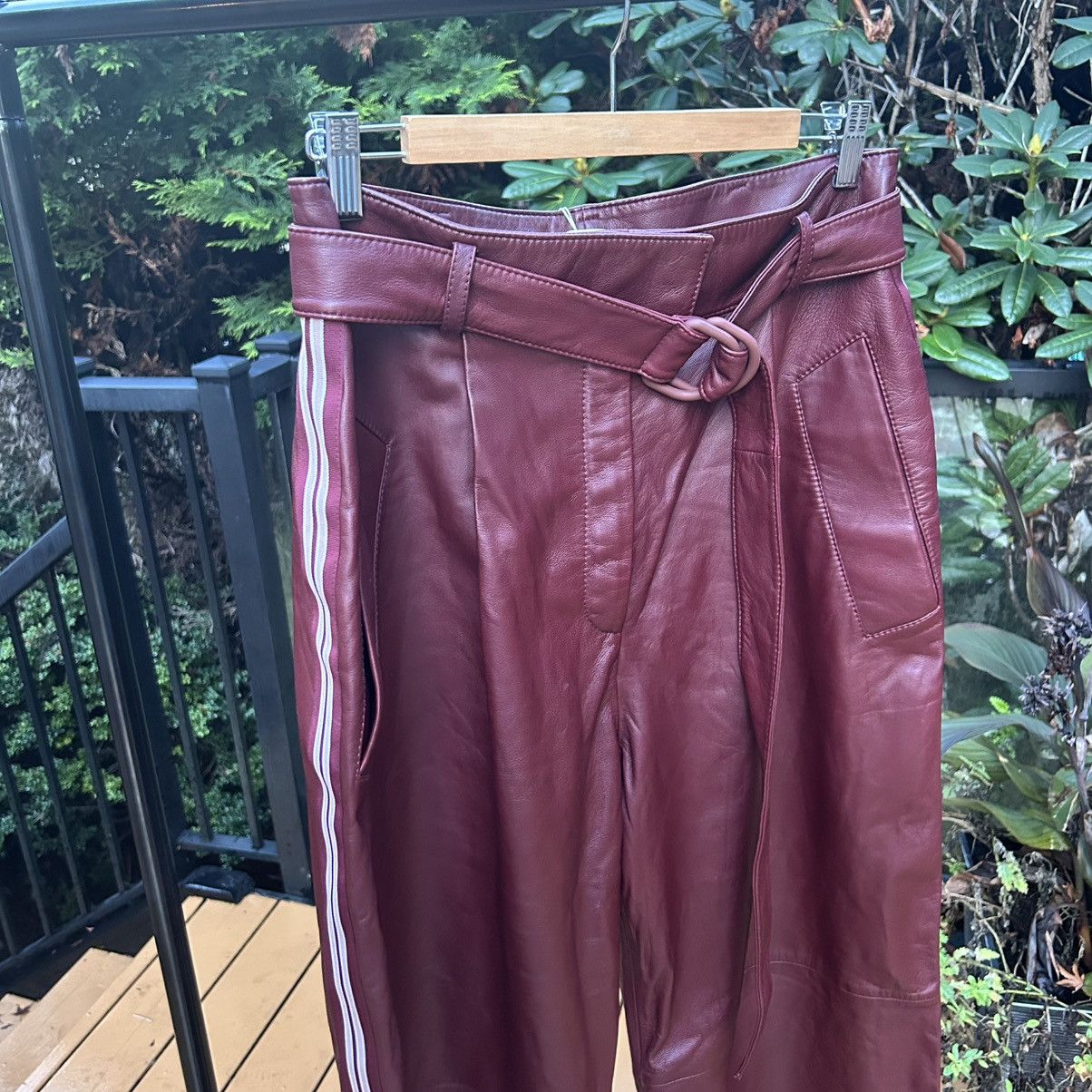 Hugo Boss Hugo Boss Runway Exclusive leather trousers Size 30" / US 8 / IT 44 - 6 Thumbnail