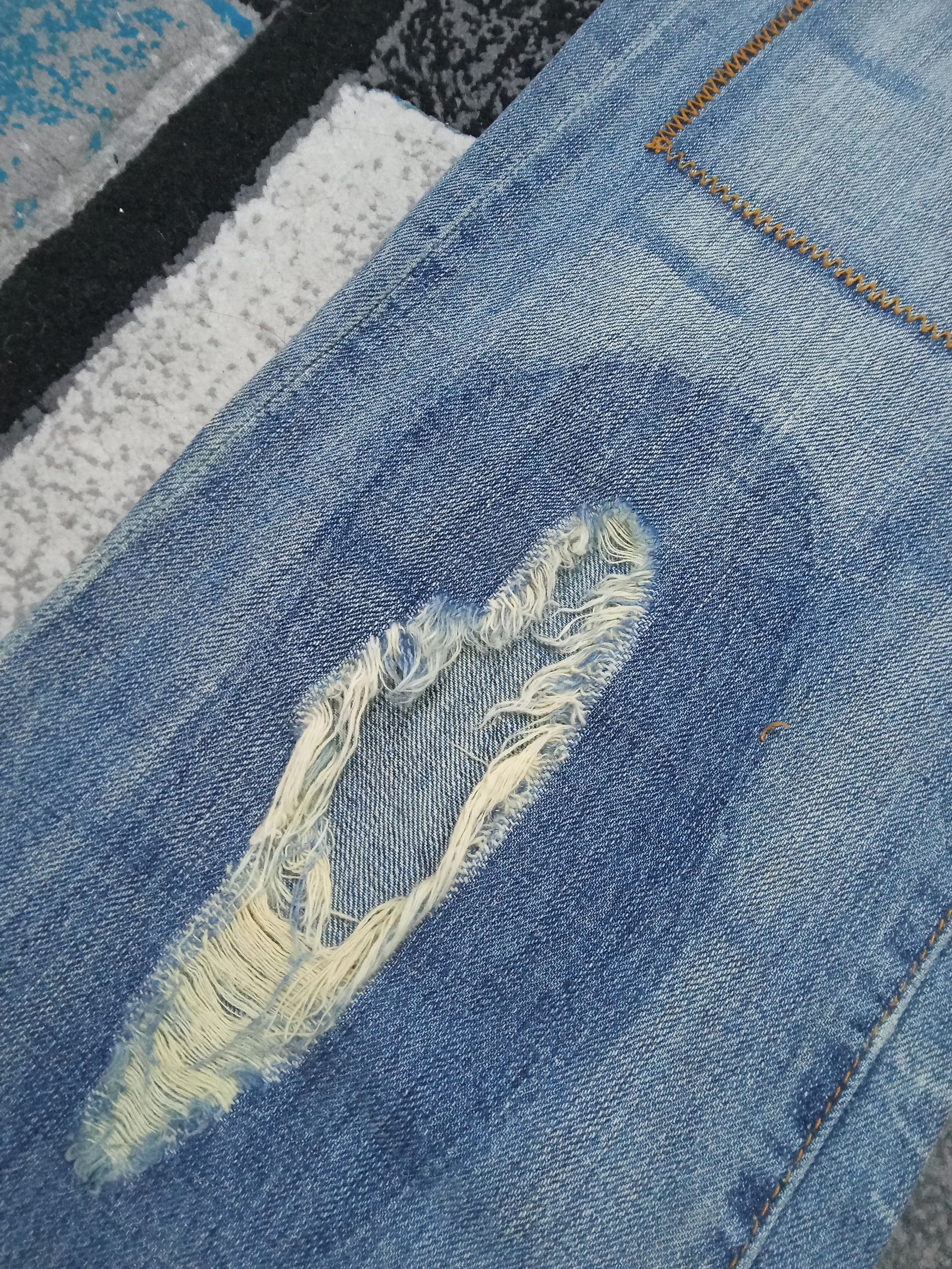 Japanese Brand Vintage Soul Of Freedom Distressed Flare Jeans Size US 35 - 15 Thumbnail