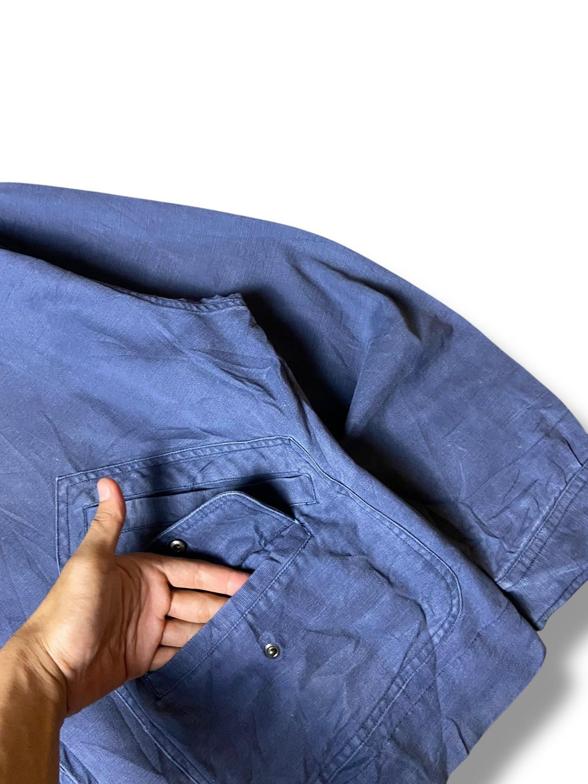 Japanese Brand × Vintage Vintage NEAR BY Brand Workwear Jacket (120) Size US L / EU 52-54 / 3 - 4 Thumbnail
