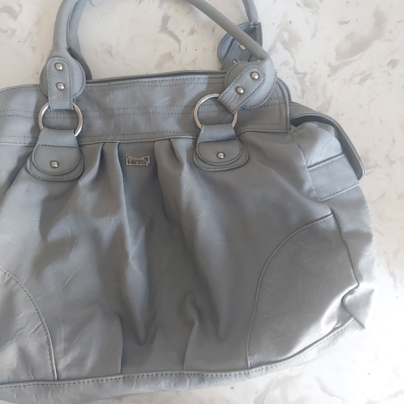 Vintage Kirra Shoulder Bag Women Gray Medium Polyester Zip Size ONE SIZE - 4 Thumbnail
