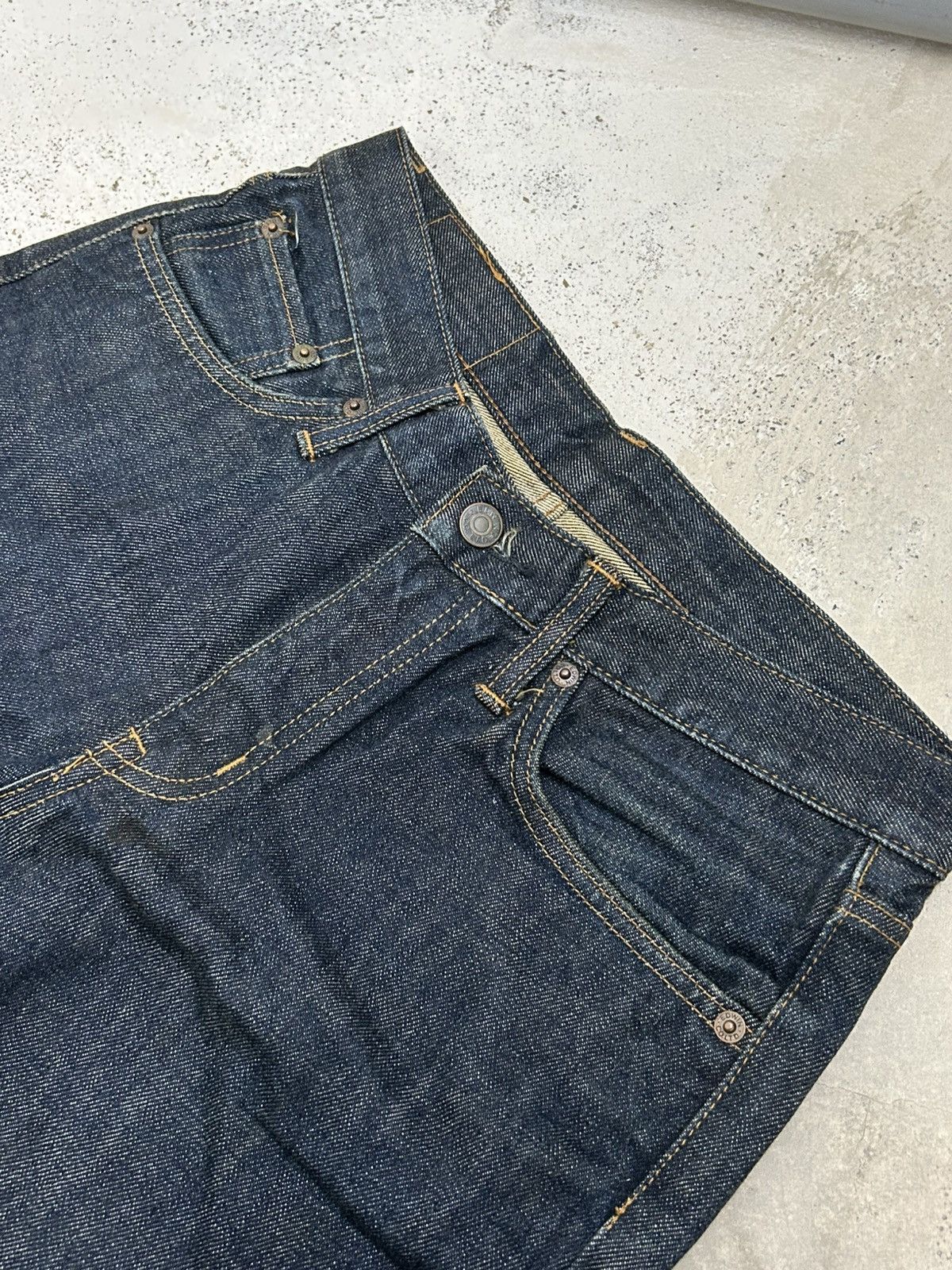 Edwin × Japanese Brand × Vintage Vintage Flare Edwin Japan 53 400XX Distressed Jeans Denim Size US 29 - 6 Thumbnail