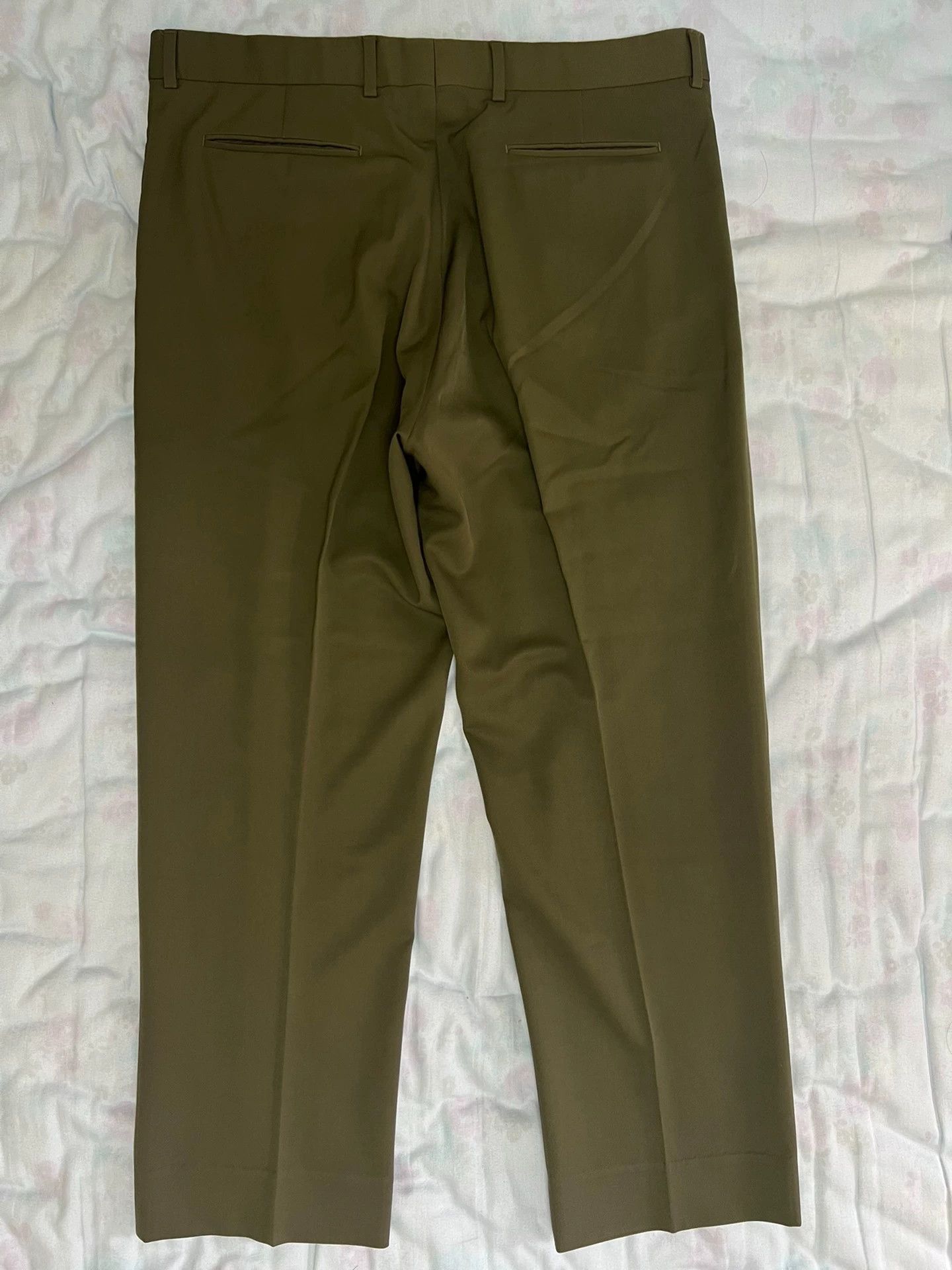 Dior Dior men's 52 military green new basic trousers Size US 36 / EU 52 - 3 Thumbnail