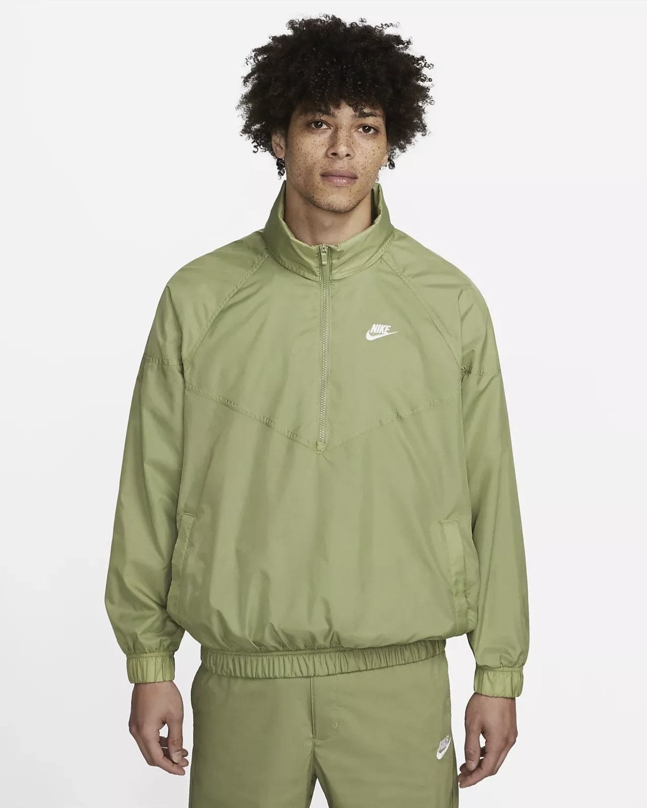 Nike Nike Sportswear Windrunner Ulined Woven Anorak Jacket Green Size US L / EU 52-54 / 3 - 1 Thumbnail