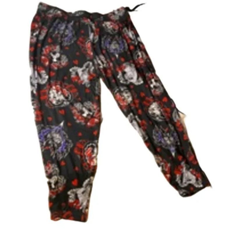 Disney Disney Villains Jogger Pants Red Black Heart Tattoo Print 2X Size 40" / US 18 - 5 Thumbnail