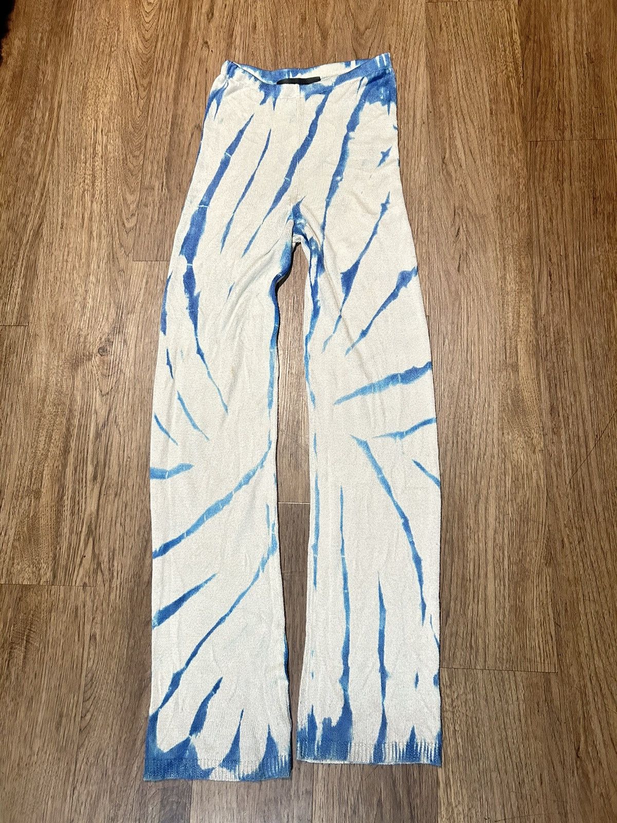 The Elder Statesman Silk Tie-Dye Knit Pants Size US 28 / EU 44 - 1 Thumbnail