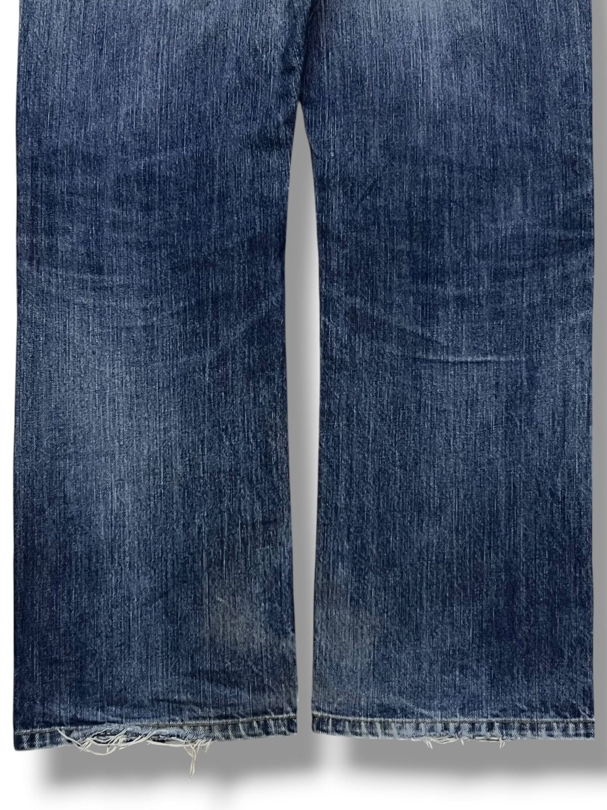Uniqlo Vintage Uniqlo UJ S002 Japan - Faded Wash, Distressed Denim Size US 34 / EU 50 - 7 Thumbnail