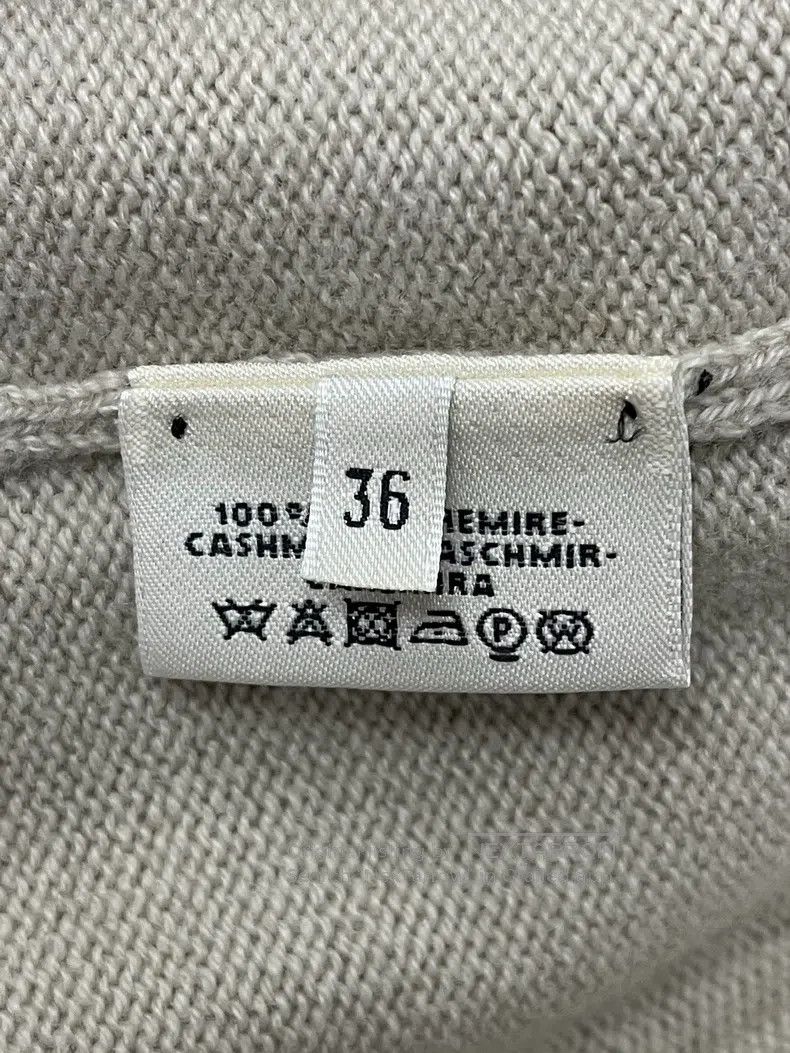 Hermes Hermes Almond Color Patchwork Cashmere Knit Top Size XS / US 0-2 / IT 36-38 - 4 Thumbnail