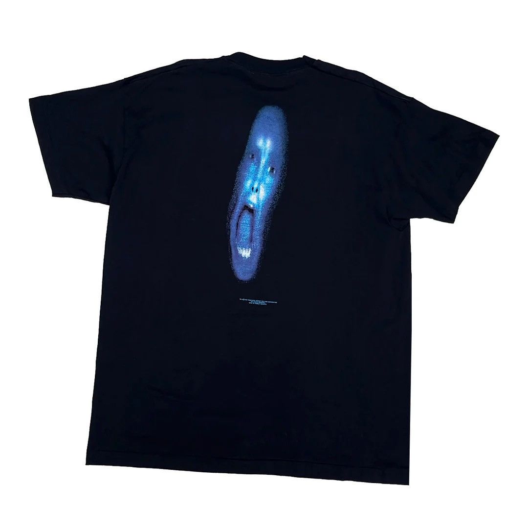 image of Screen Stars x Vintage The X-Files 1995 90's Vintage Stanley Desantis Fox T-Shirt in Black (Size XL
