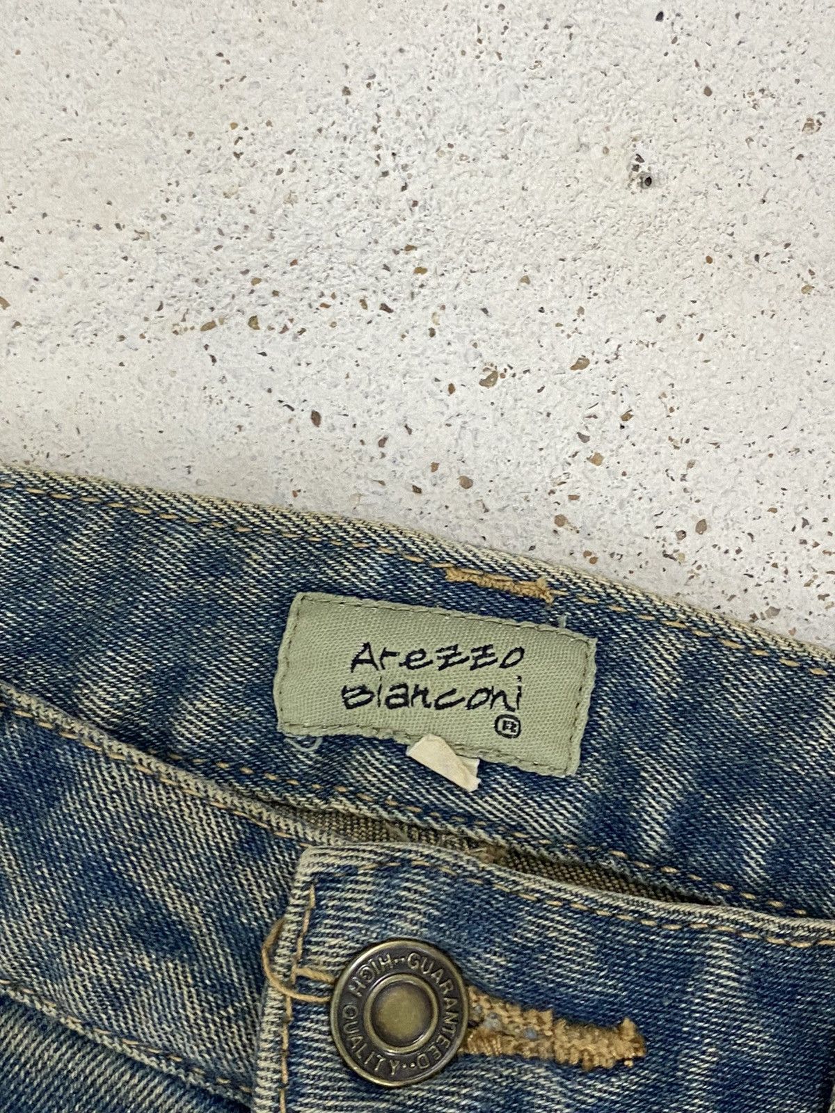Hysteric Glamour × Japanese Brand × Le Grande Bleu (L.G.B.) Unisex Flare Arezzo Blanconi Seamark Mud Wash Art Butterfly Size US 30 / EU 46 - 9 Thumbnail