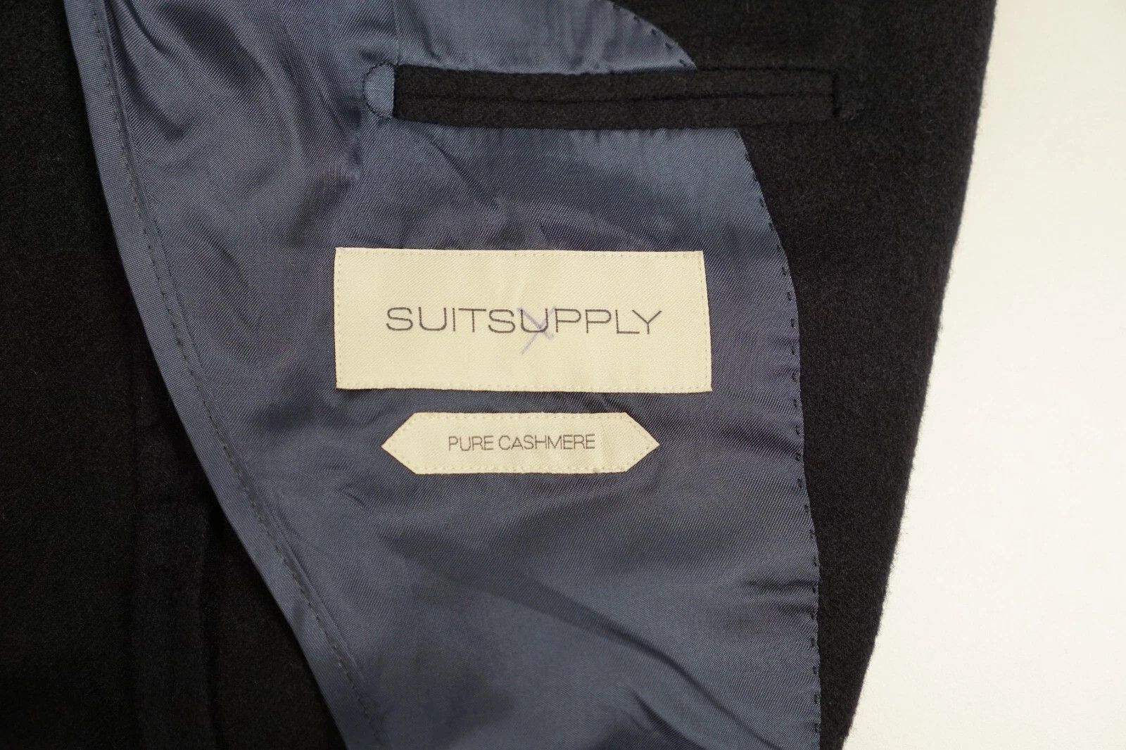 Suitsupply Men Suitsupply Blazer Navy Blue Cashmere Carlo Barbera US36 Size 36R - 4 Thumbnail
