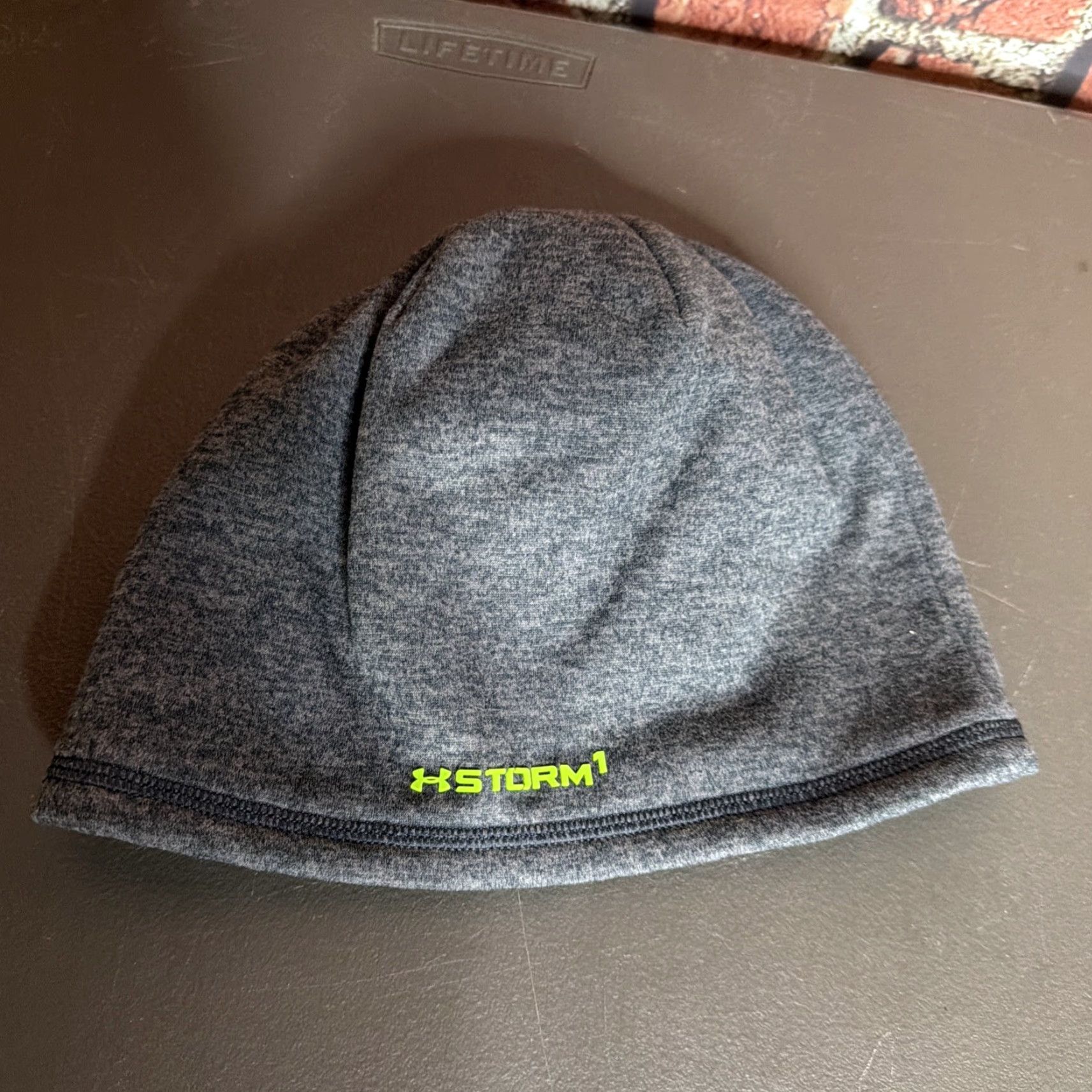 Under Armour Under Armour Beanie Men’s Storm1 Black/Gray ColdGear Infrared Solid One Size Mens Size ONE SIZE - 2 Thumbnail