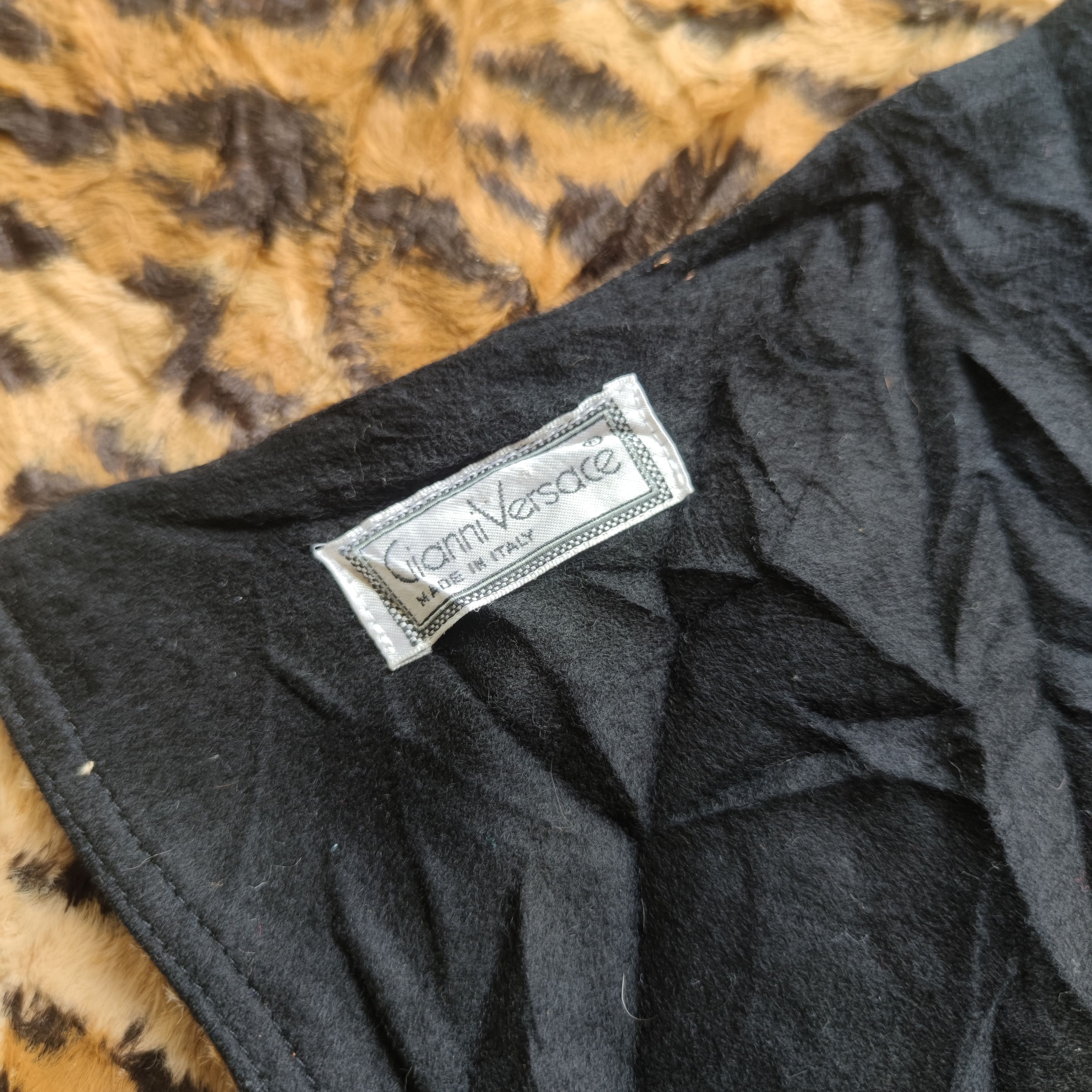 Versace × Vintage VINTAGE 80S GIANNI VERSACE LEOPARD Size ONE SIZE - 7 Thumbnail
