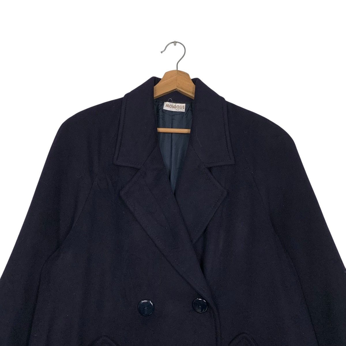Other Italian Designer Monique Double Breasted Cashmere Coat Size M / US 6-8 / IT 42-44 - 3 Thumbnail