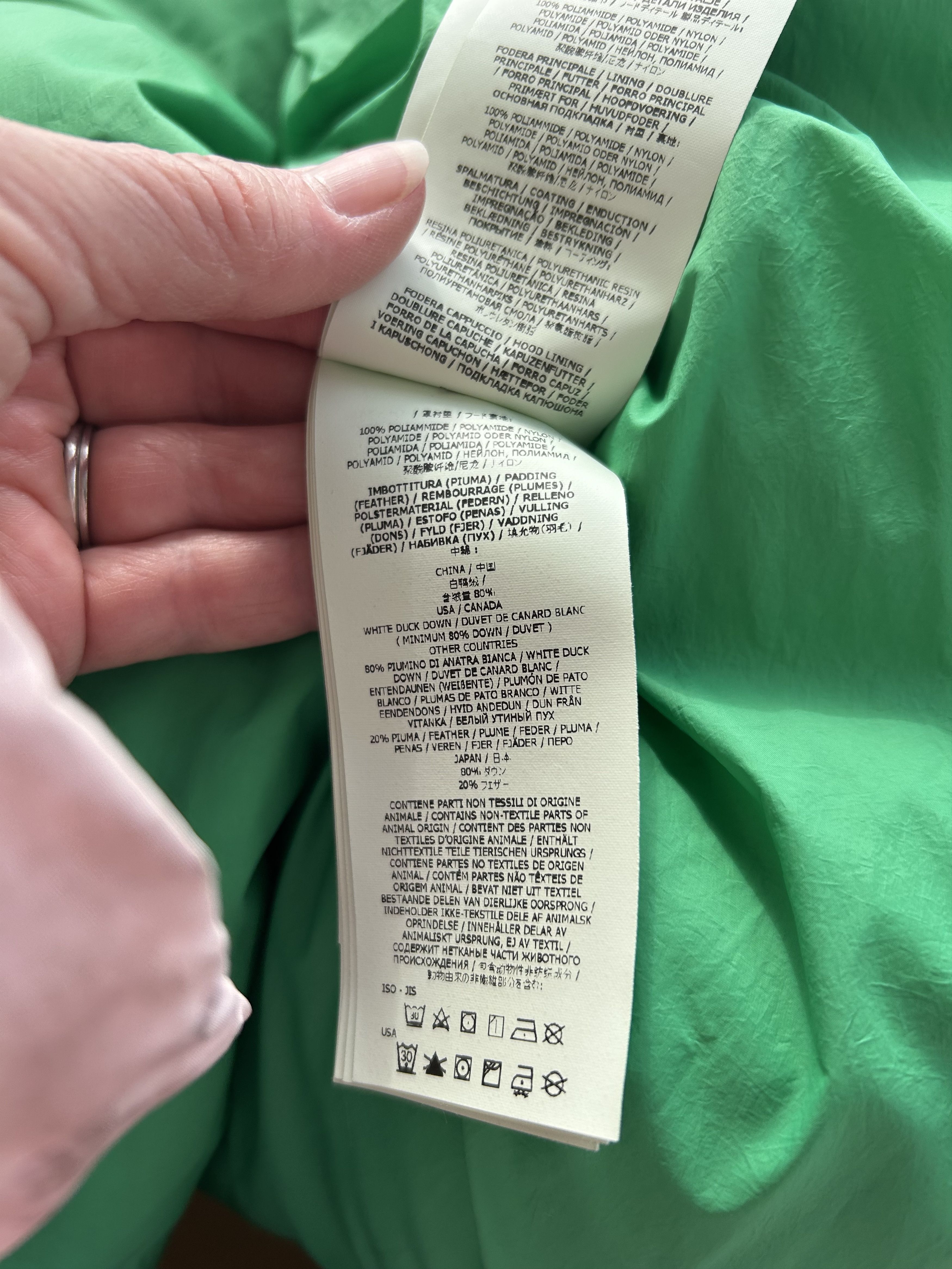 STONE ISLAND DOWN BLOUSON