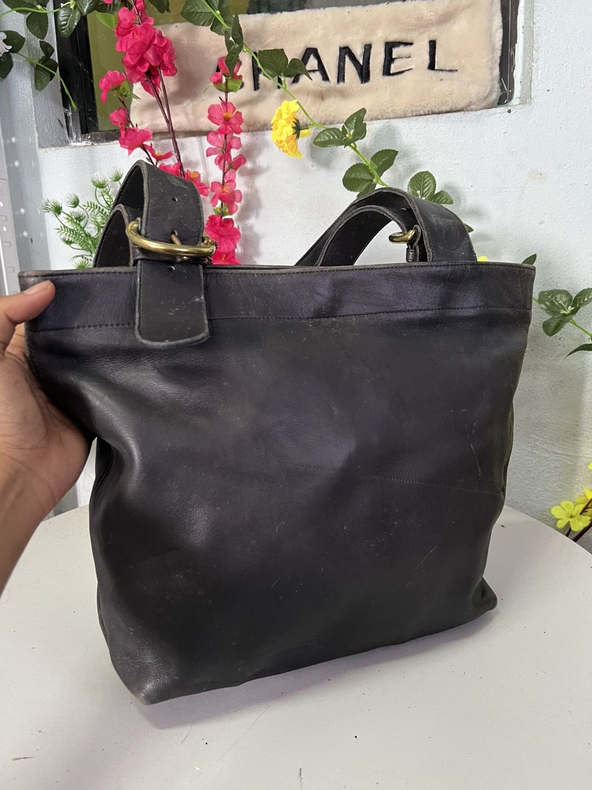 Coach × Vintage Vintage Coach Leather Bag Size ONE SIZE - 3 Thumbnail
