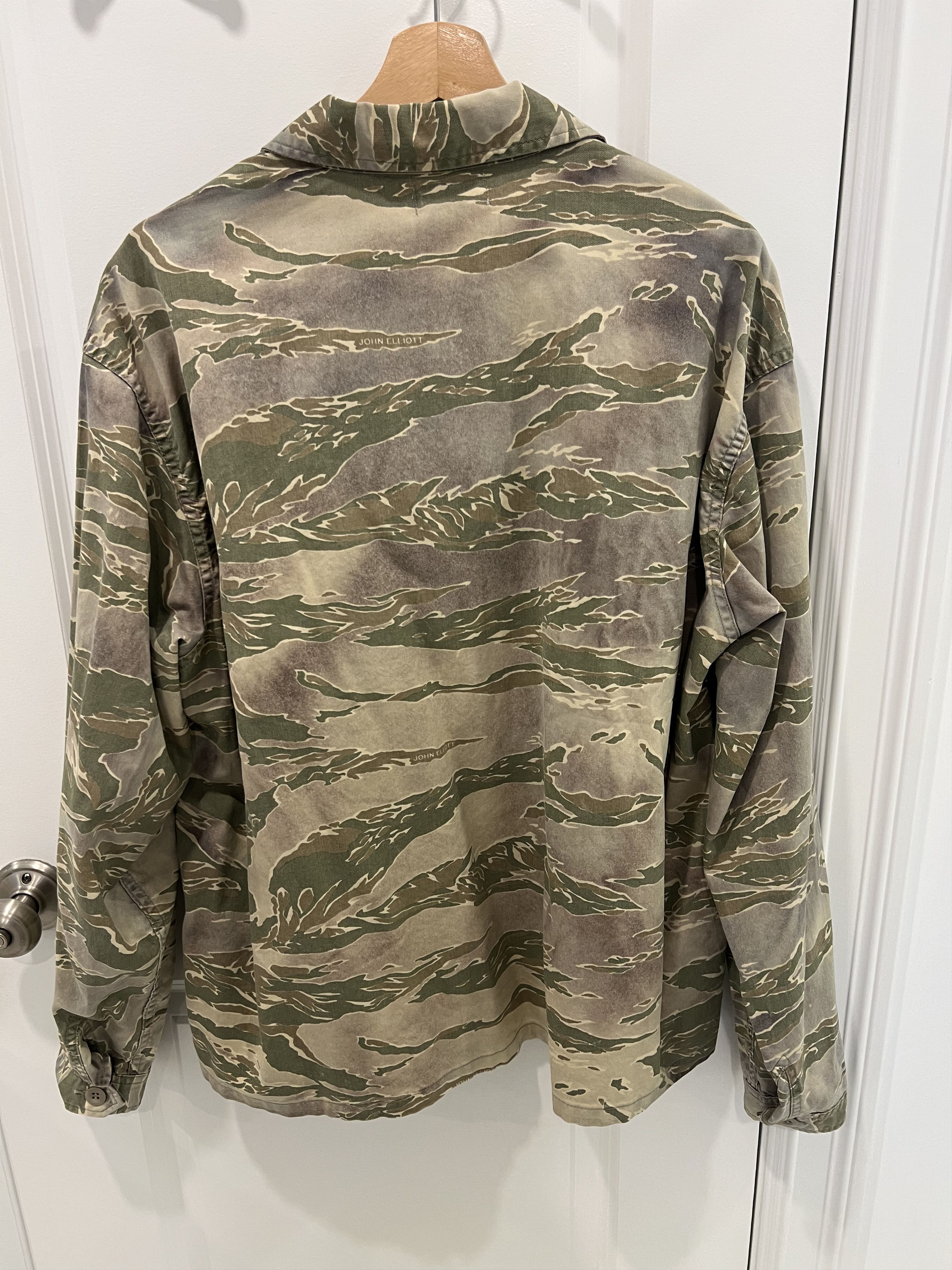 John Elliott Military Shirt in Washed Tiger Camo Size US L / EU 52-54 / 3 - 2 Thumbnail