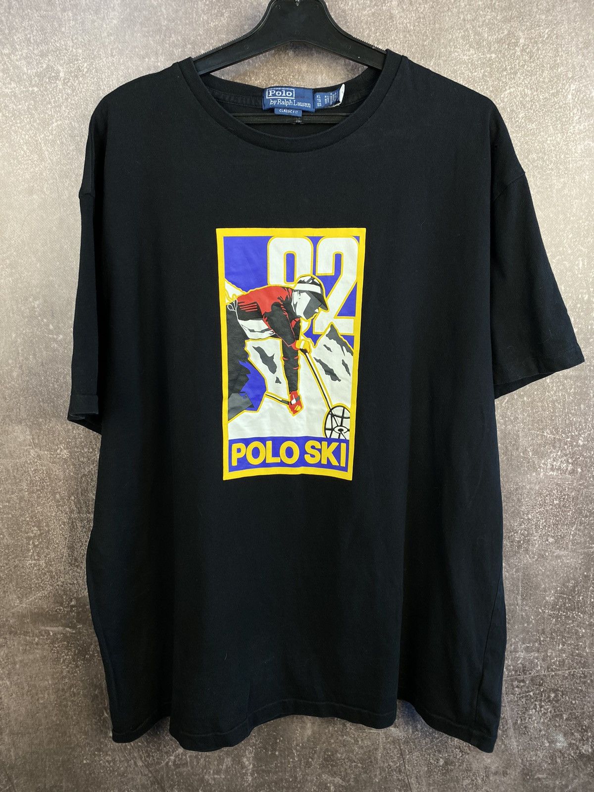 Ralph Lauren Vintage 90s Polo Ralph Lauren Polo Ski 92 Long Sleeve T-Shir Size US XL / EU 56 / 4 - 1 Thumbnail