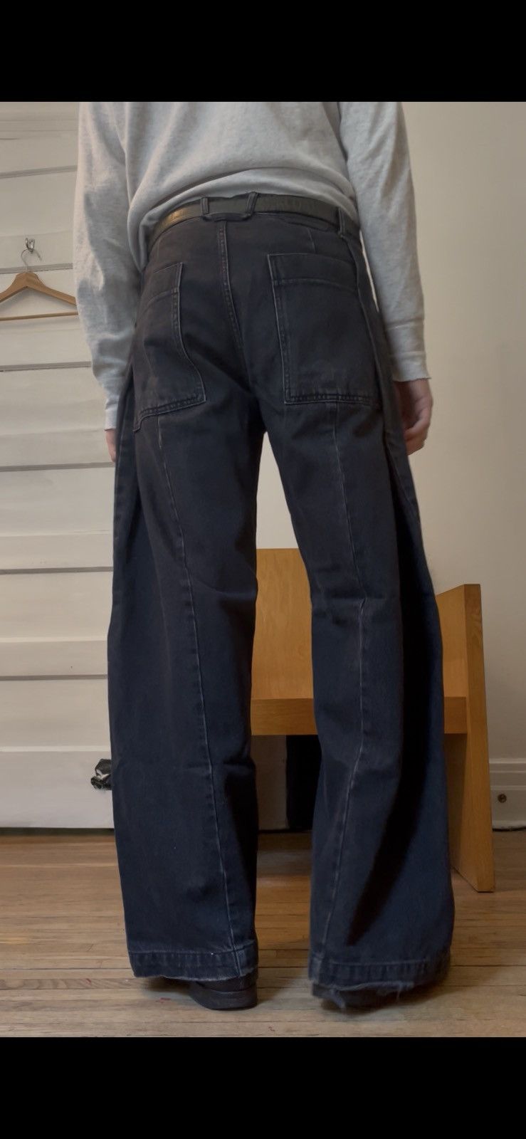 Solid Homme black barrel leg jean Size US 34 / EU 50 - 8 Thumbnail
