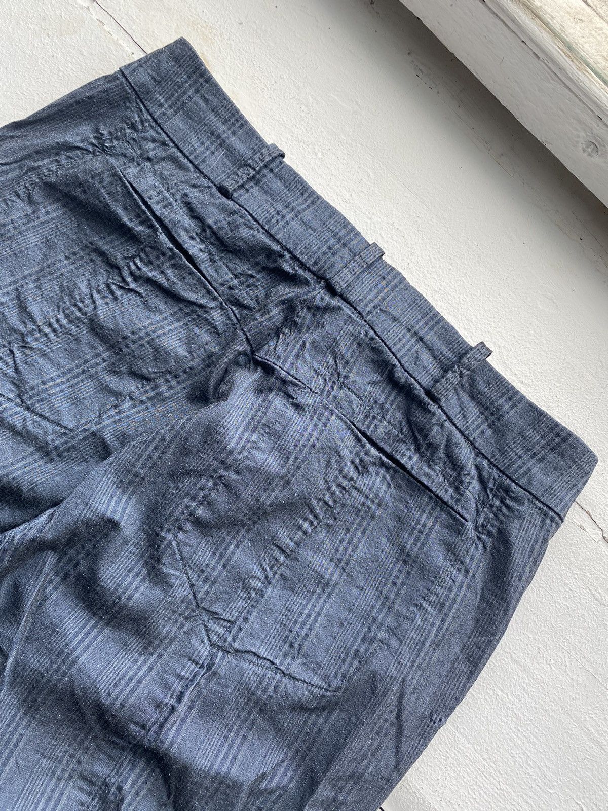 Annette Gortz × Vintage Gothic Annette Gortz Dark Blue Avant Garde Pants 29 rundholz Size 29" - 16 Thumbnail