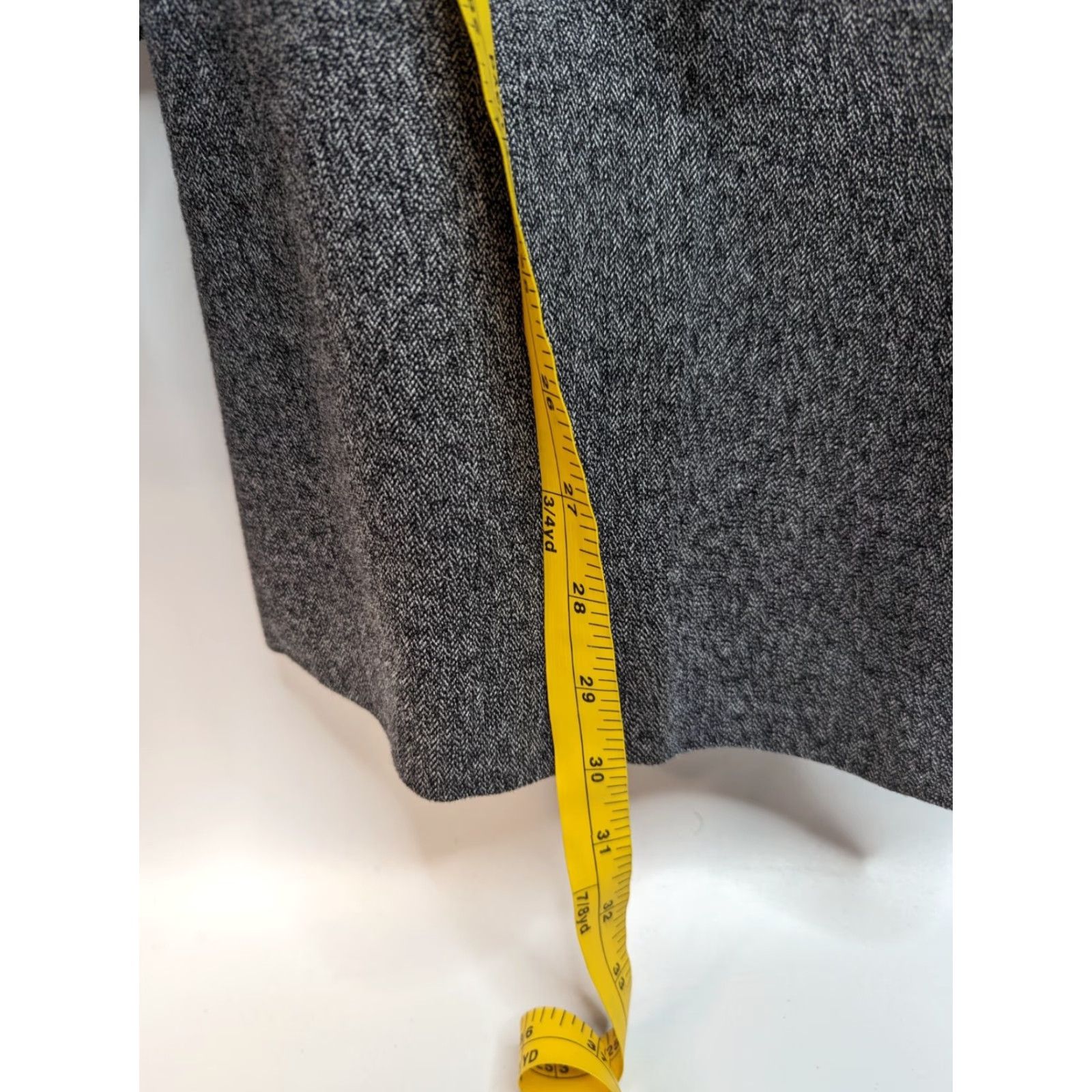 Vintage LANE BRYANT Charcoal Gray High Rise Women's 16 Casual Pant Tapered Waist 38 in Inseam 30 in Size 38" / US 16 / IT 52 - 5 Thumbnail