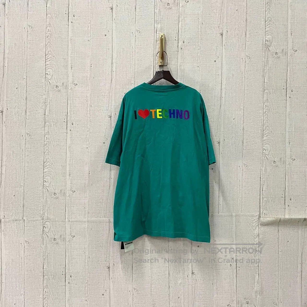 Balenciaga balenciaga i love techno short sleeve shirt. Size US M / EU 48-50 / 2 - 1 Thumbnail