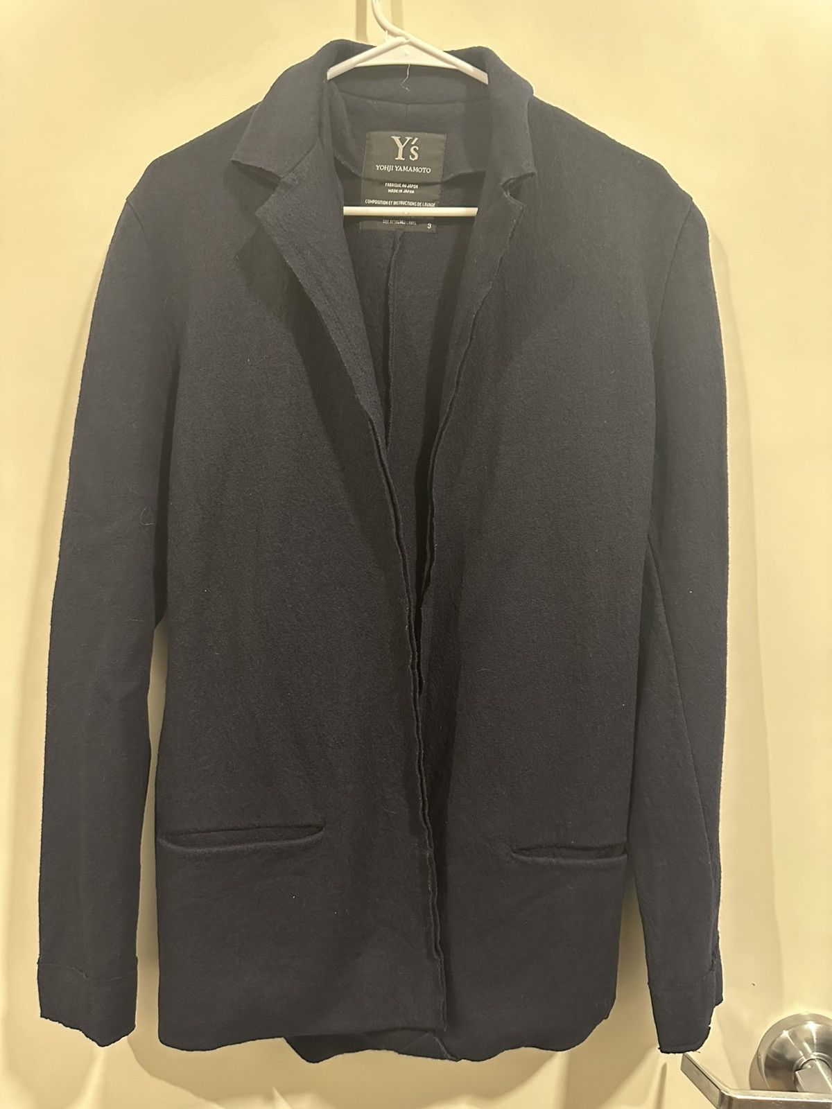 Yohji Yamamoto Yohji Yamamoto Y’s Wool Blazer Size 48S - 1 Thumbnail