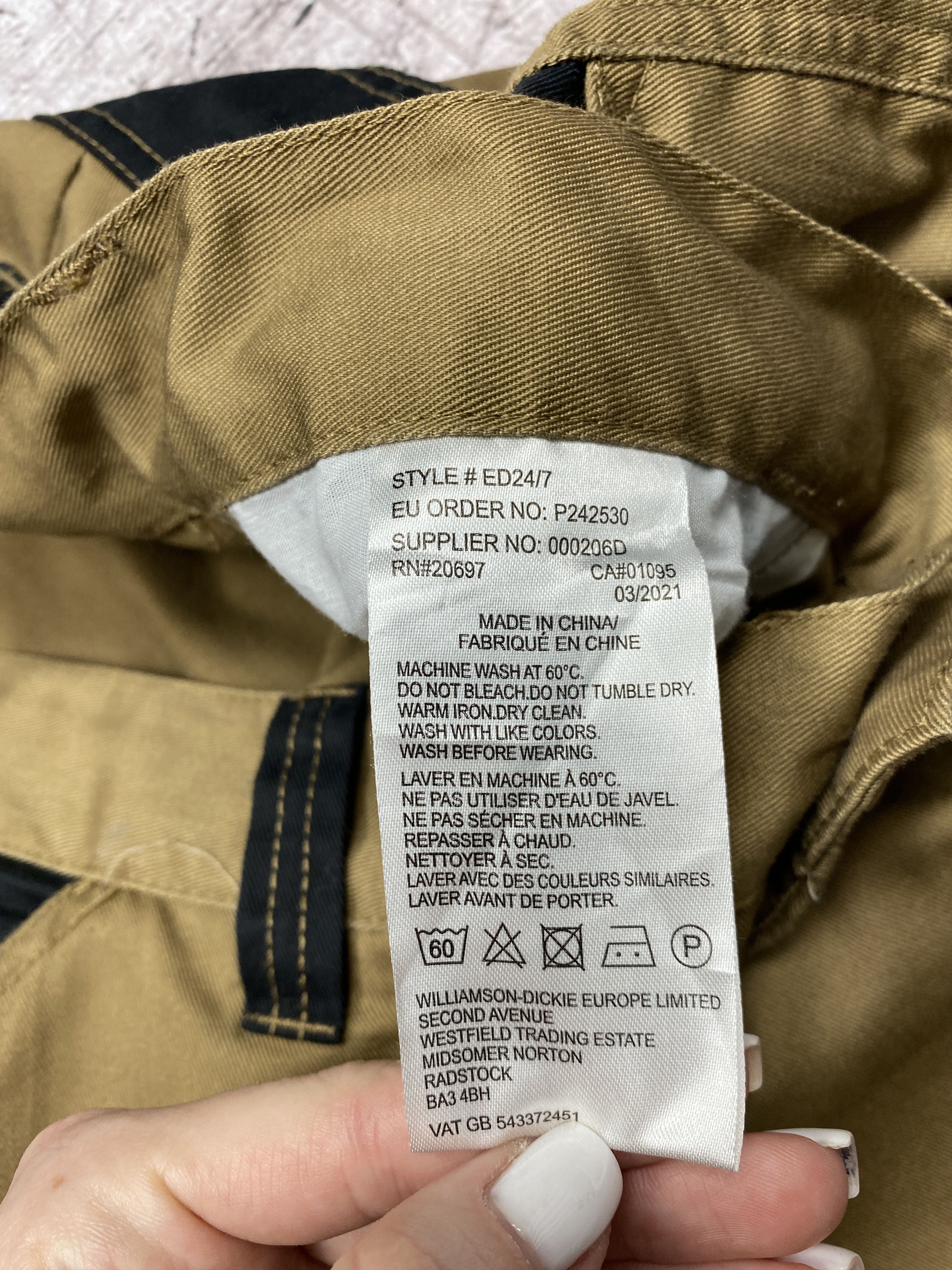 Dickies × Vintage Vintage Dickies Cargo Workwear Multi Pockets Pants Size US 38 / EU 54 - 9 Thumbnail