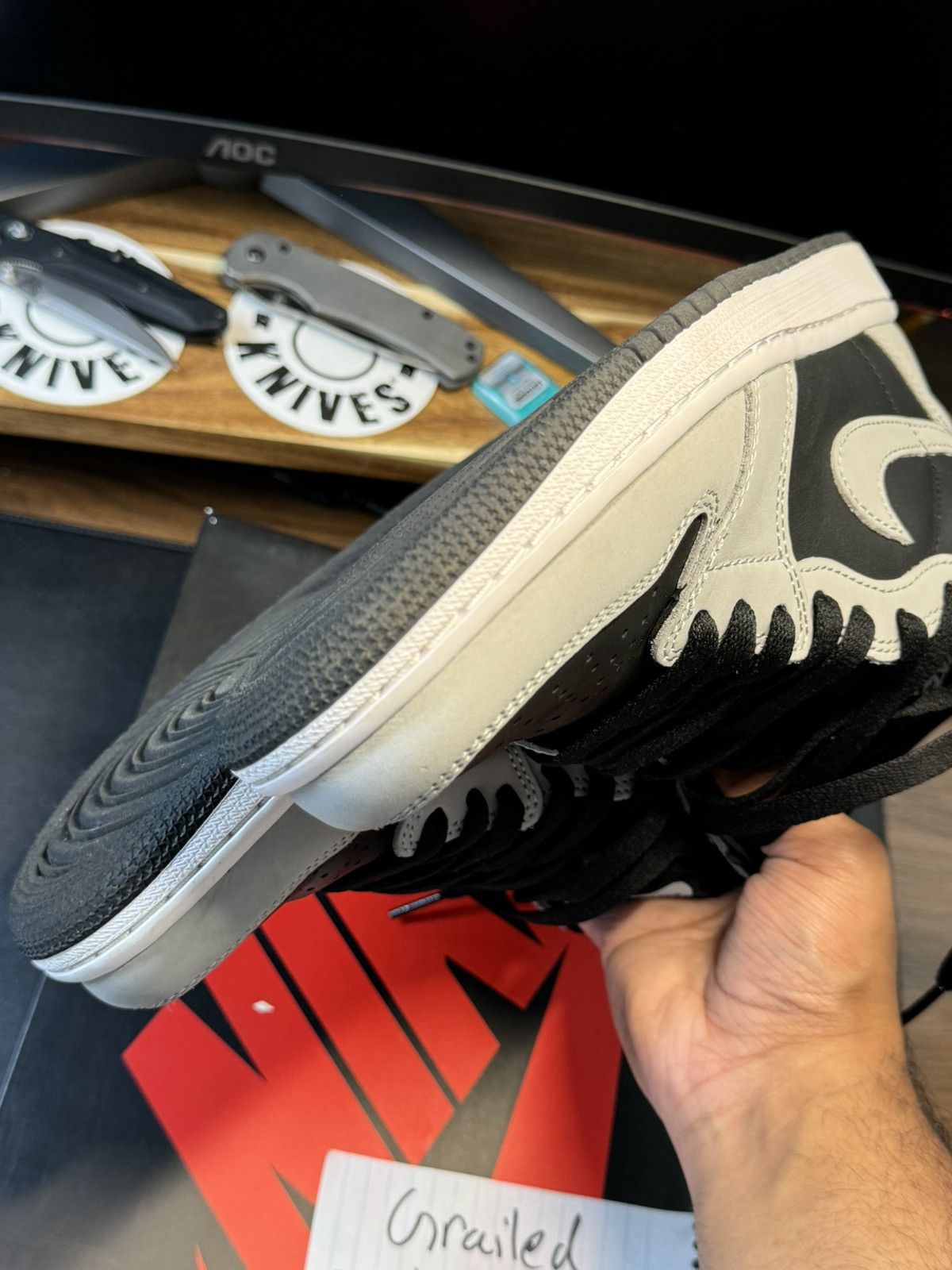 Jordan Brand × Nike Jordan 1 High - Shadow 2.0 - 8.5M — Almost New Condition Size US 8.5 / EU 41-42 - 14 Thumbnail