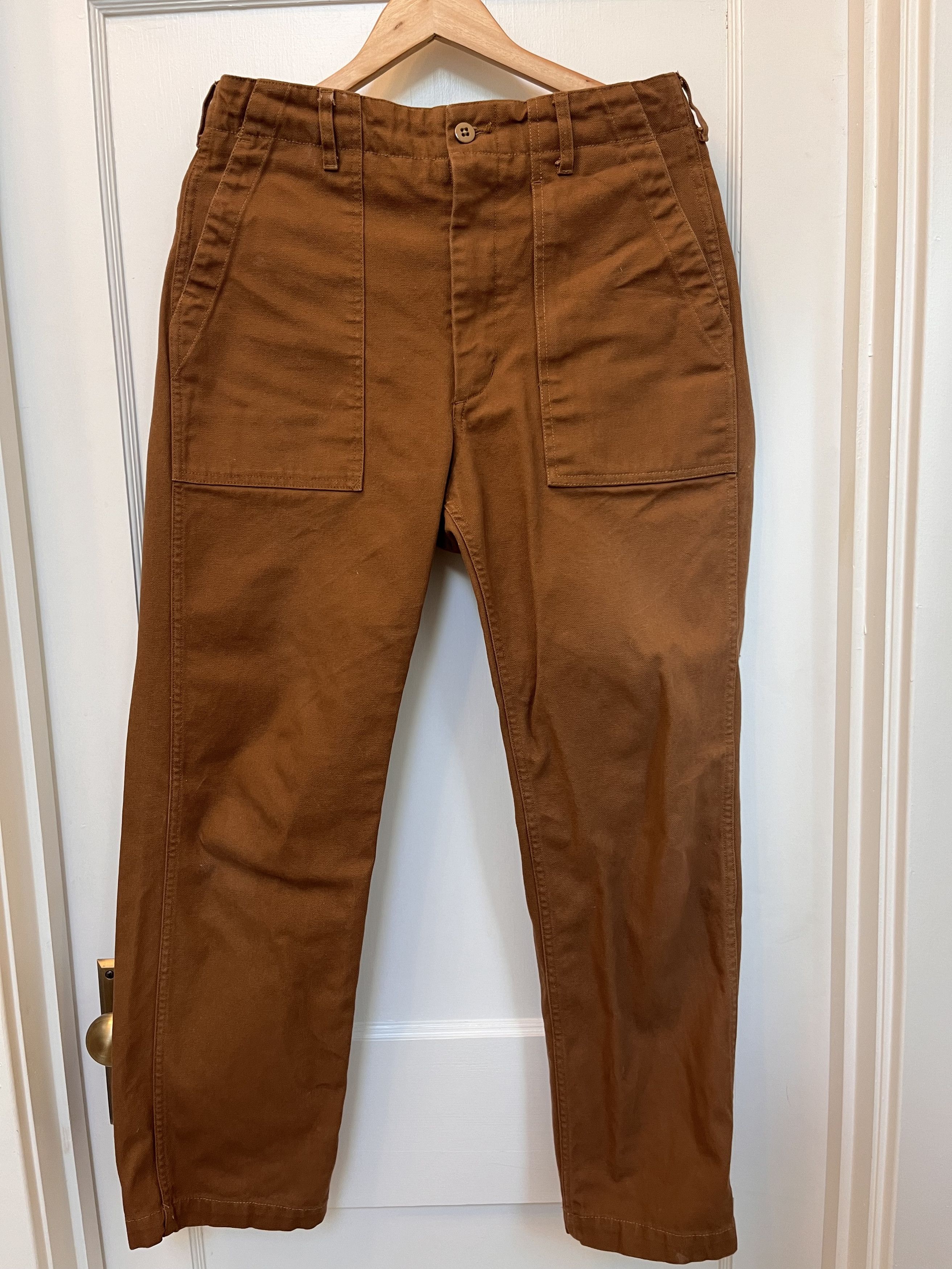 Engineered Garments Duck Canvas Fatigue Pants Size US 30 / EU 46 - 2 Thumbnail