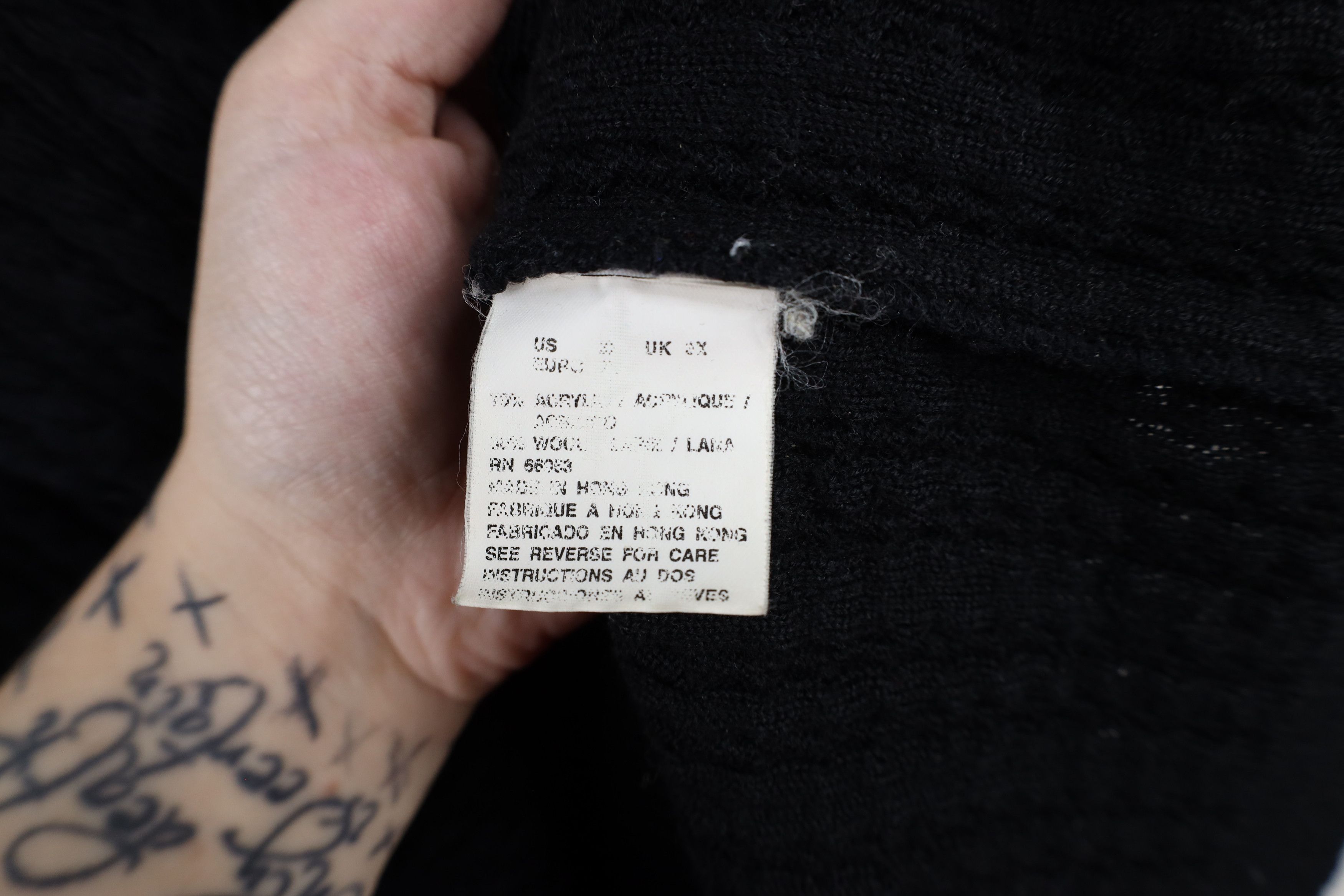Vintage Vintage 90s Streetwear Blank Cable Knit Short Sleeve Sweater Size 3XL / US 20-22 - 7 Thumbnail