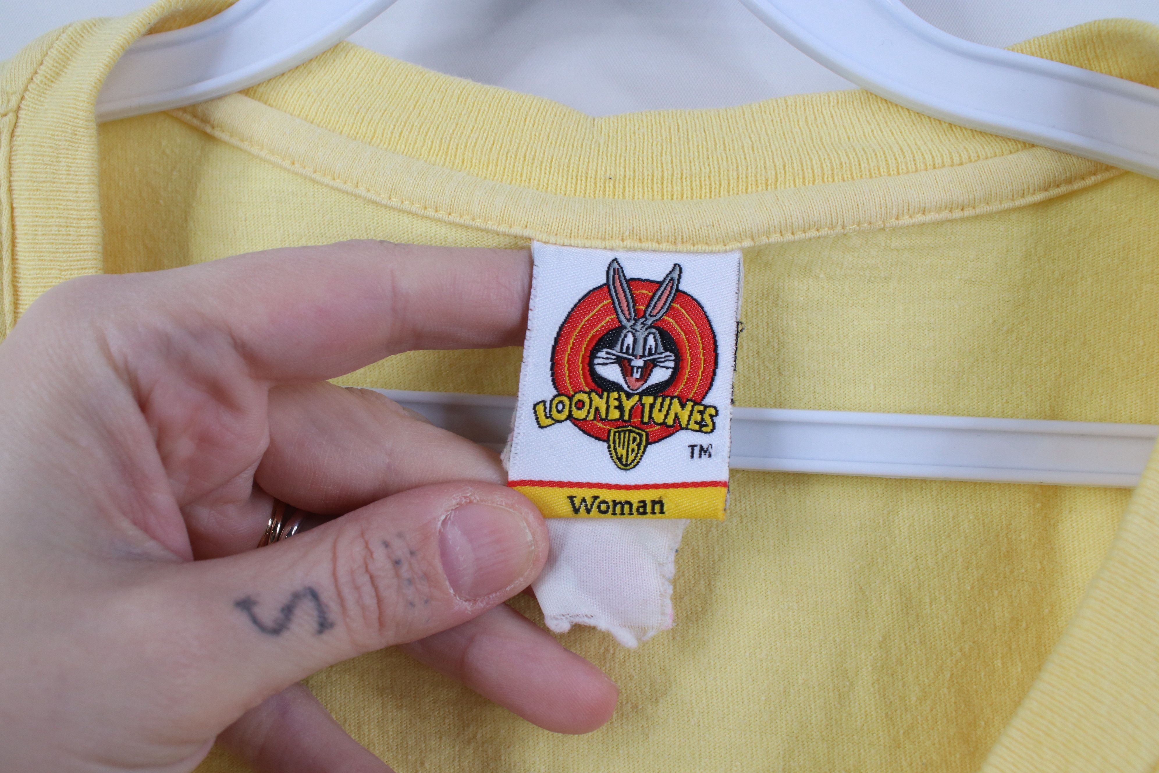 Vintage Vintage Y2K 2001 Looney Tunes Sylvester Tweety Bird T-Shirt Size 3XL / US 20-22 - 6 Thumbnail