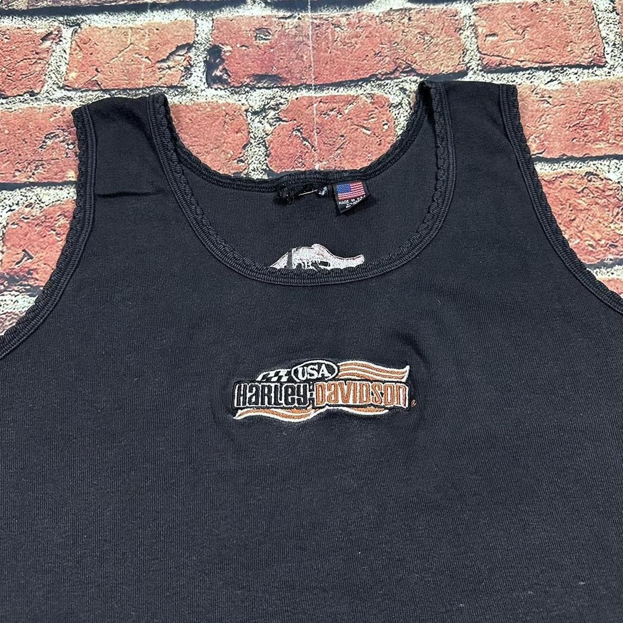 Harley Davidson Vintage Harley Davidson Tank Top Biker Cyber Grunge Size M / US 6-8 / IT 42-44 - 3 Thumbnail