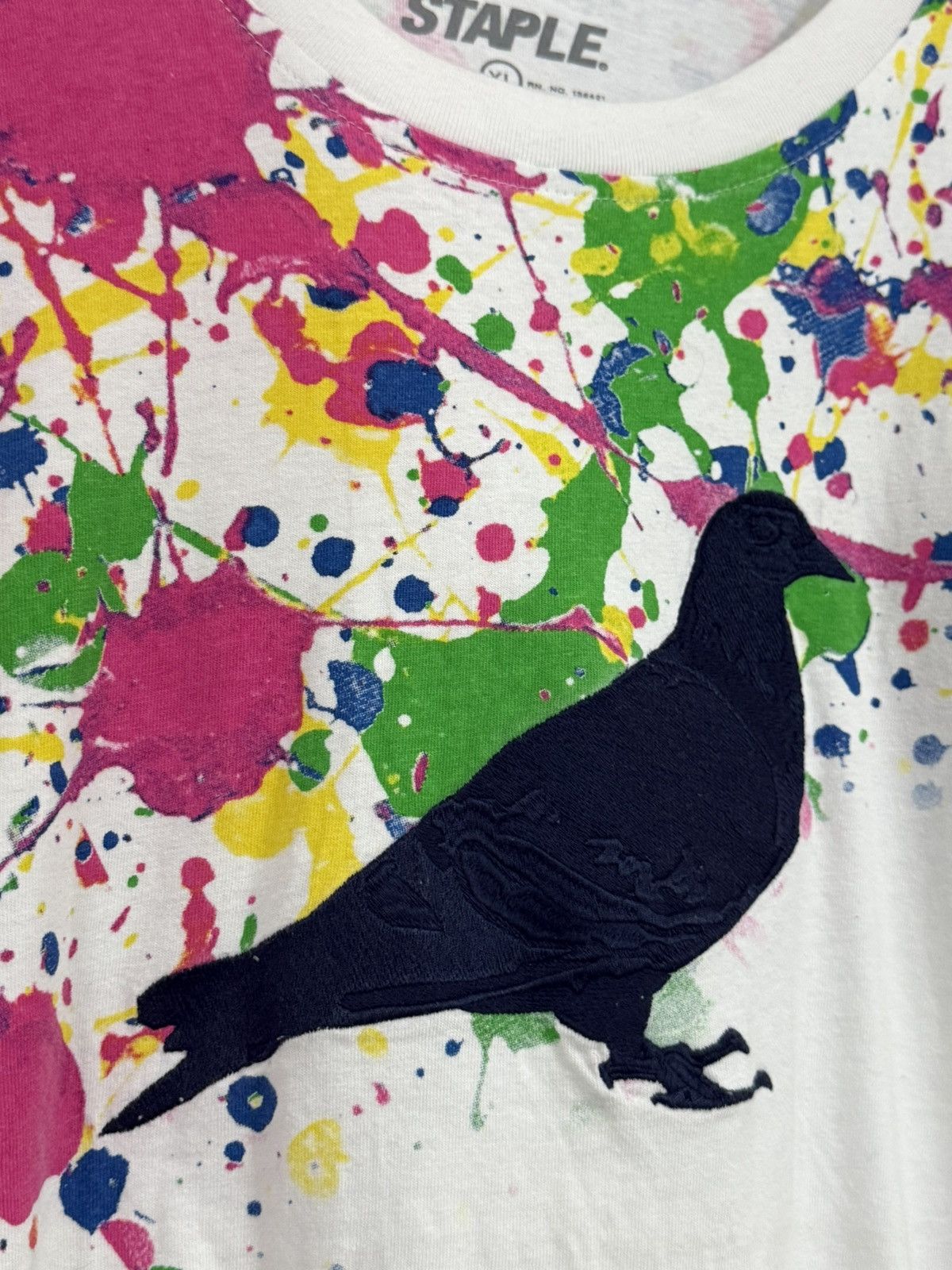 Staple Jeff Staple Paint Splatter Pigeon SB Skate Logo Tee XL Size US XL / EU 56 / 4 - 5 Thumbnail