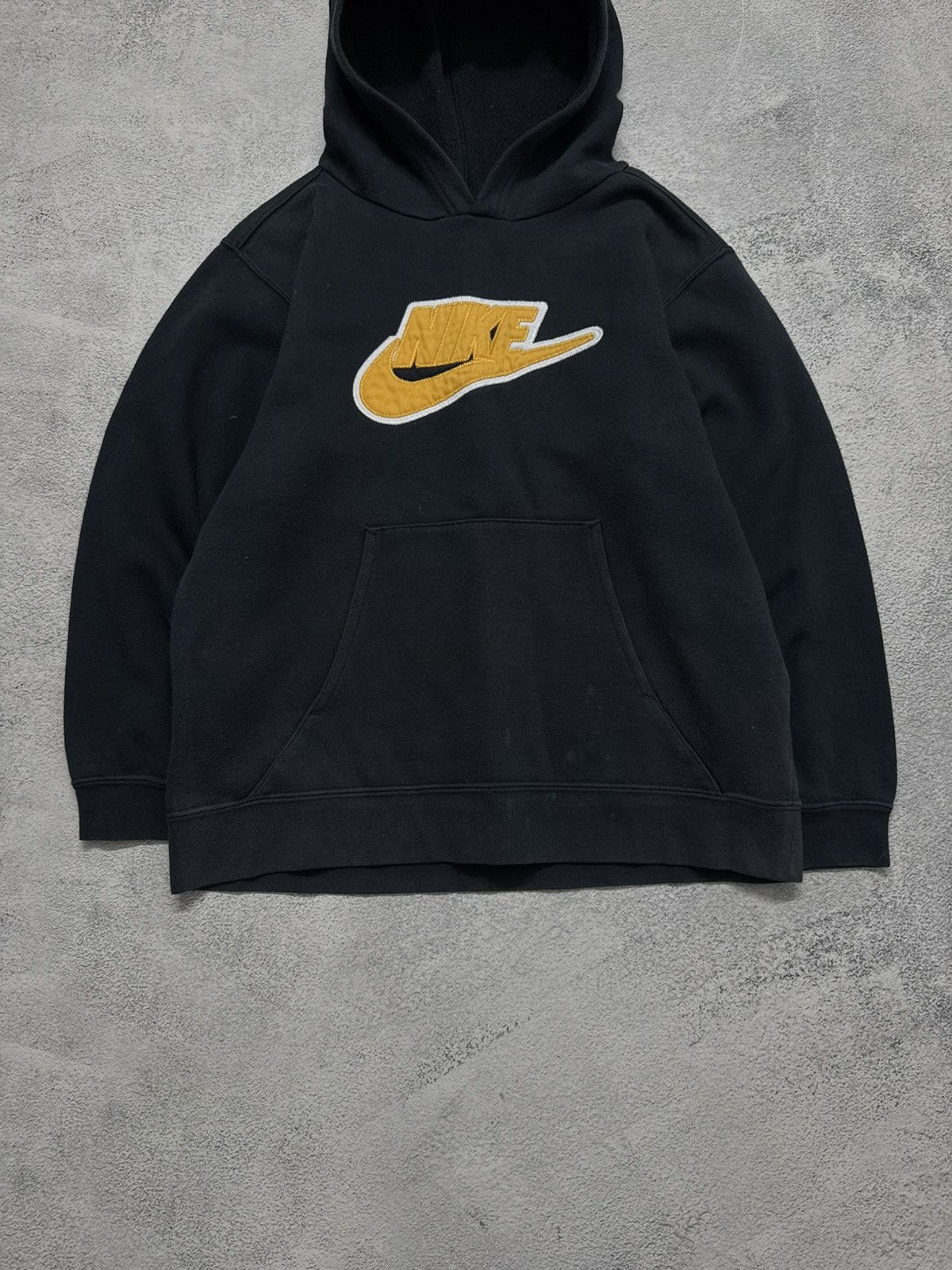 Nike Vintage Y2k Nike Big Swoosh Hoodie 90’s Size US XS / EU 42 / 0 - 7 Thumbnail
